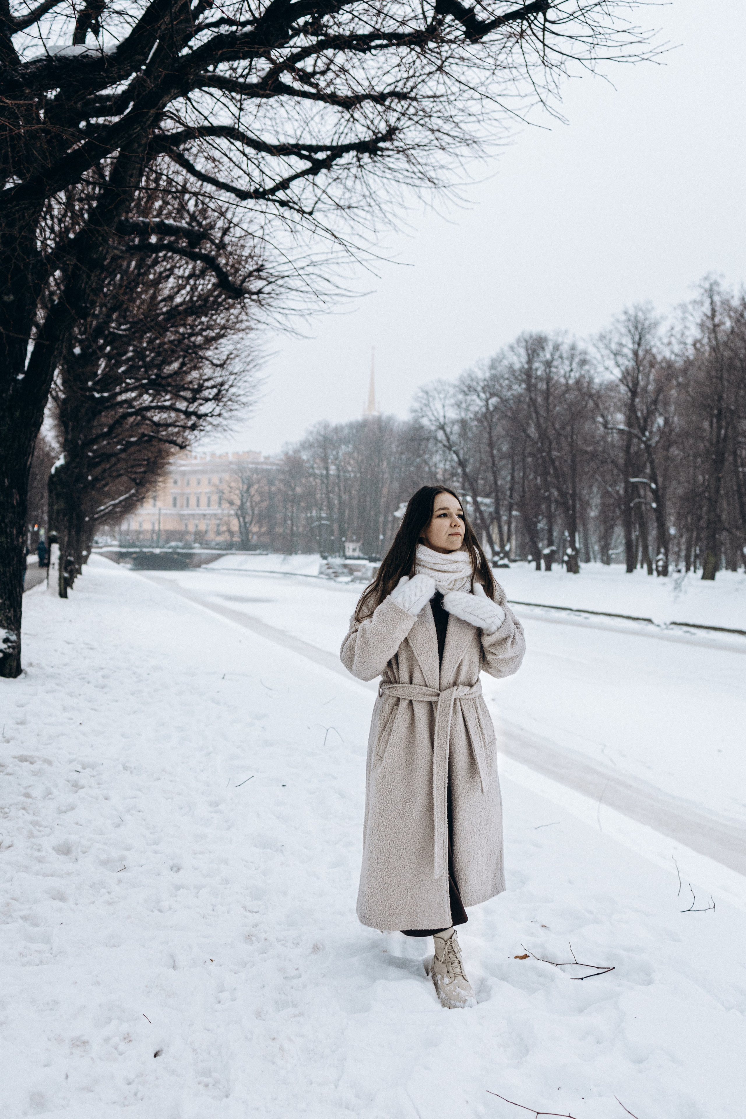 В объятьях снега и Невы. Семейный фотограф в Санкт-Петербурге Лена Соколова