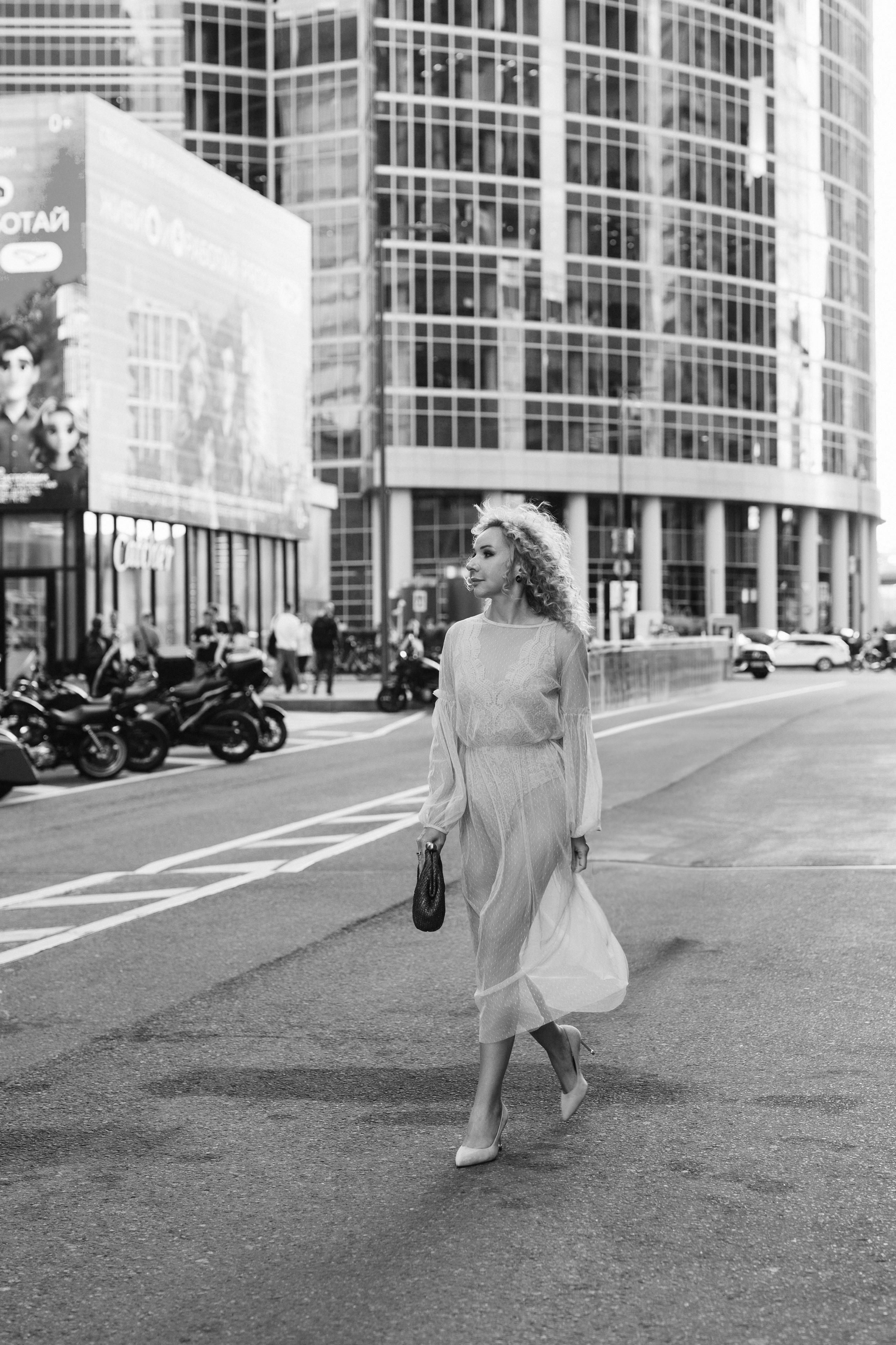 Аня в Moscow City. Семейный фотограф в Москве Марина Петра