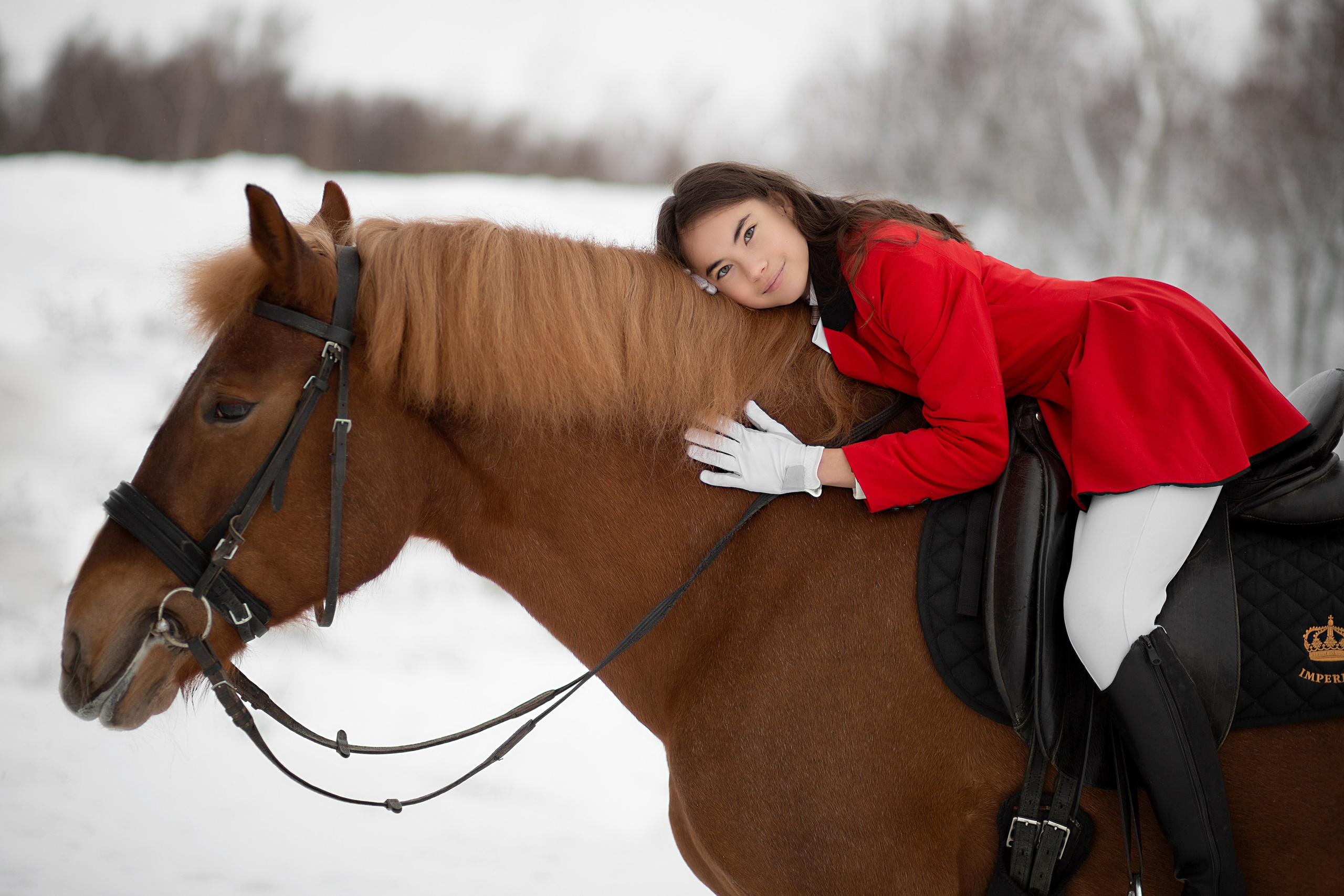 Наталья и Радуга. Фотосессия с лошадьми в Нижнем Новгороде