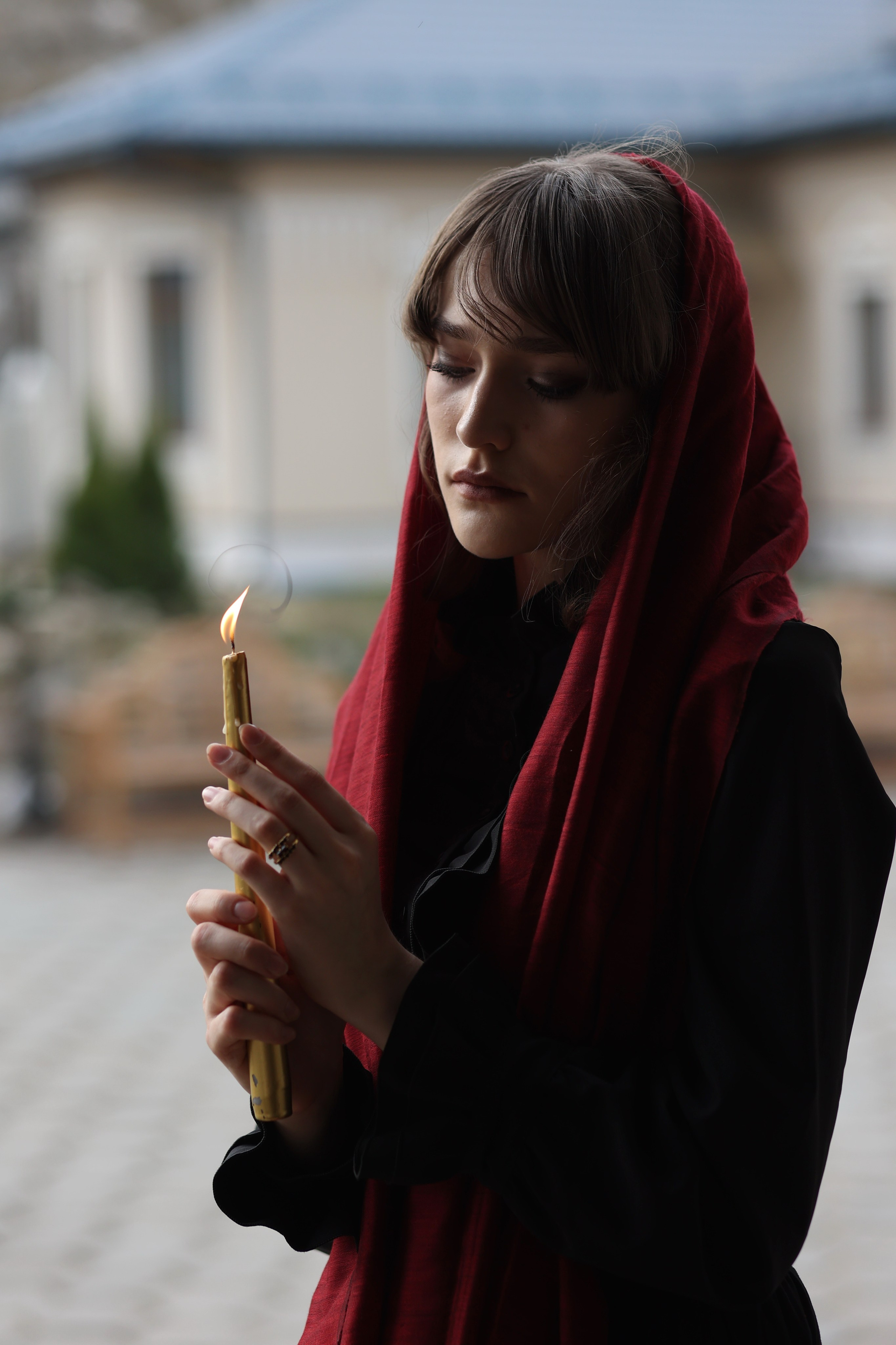 Дарья. Церковь в Быково. Портреты. Портретный фотограф Москва