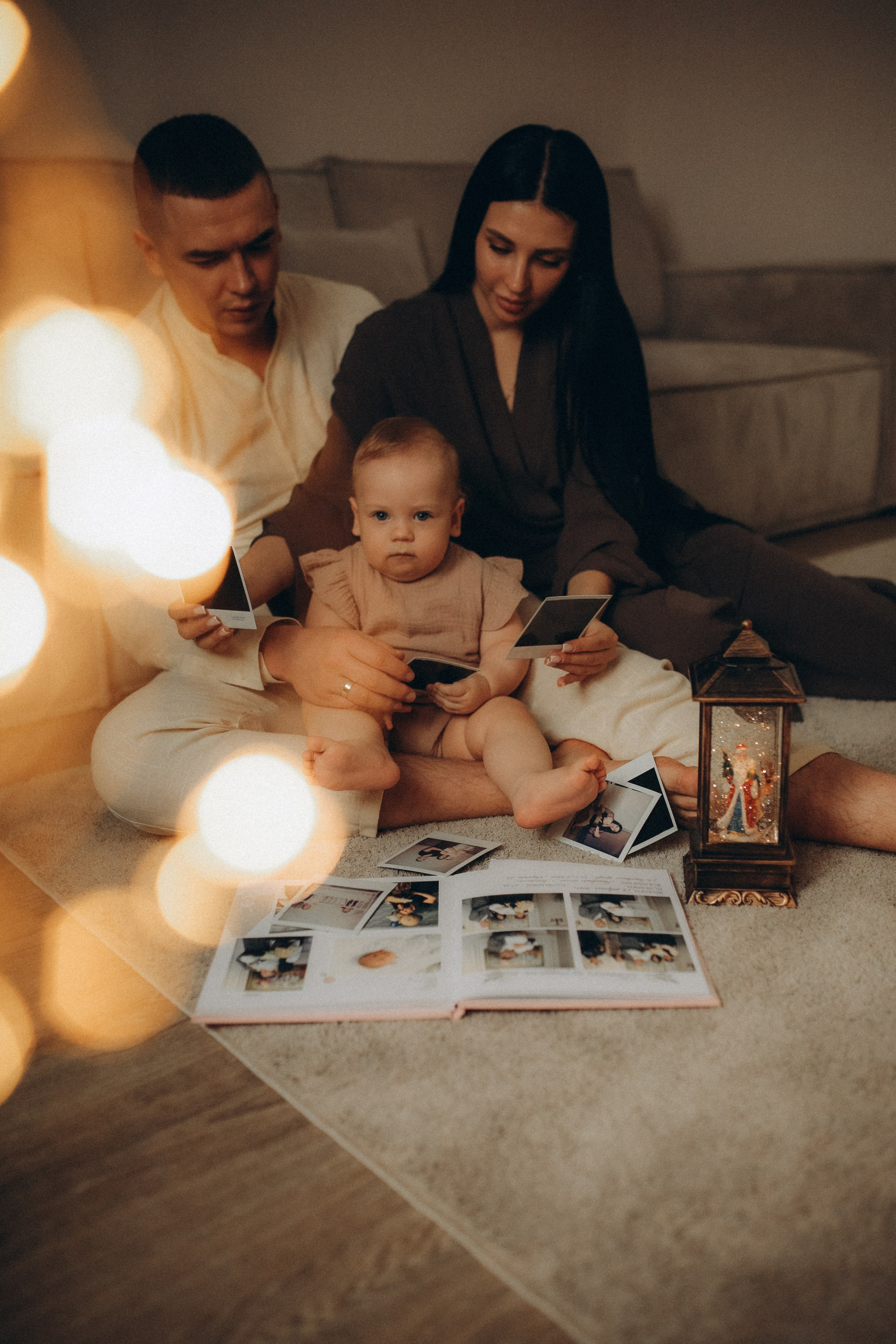 Денис, Юля и малышка Варвара. Семейный фотограф в Москве и Люберцах Юлия Гуськова