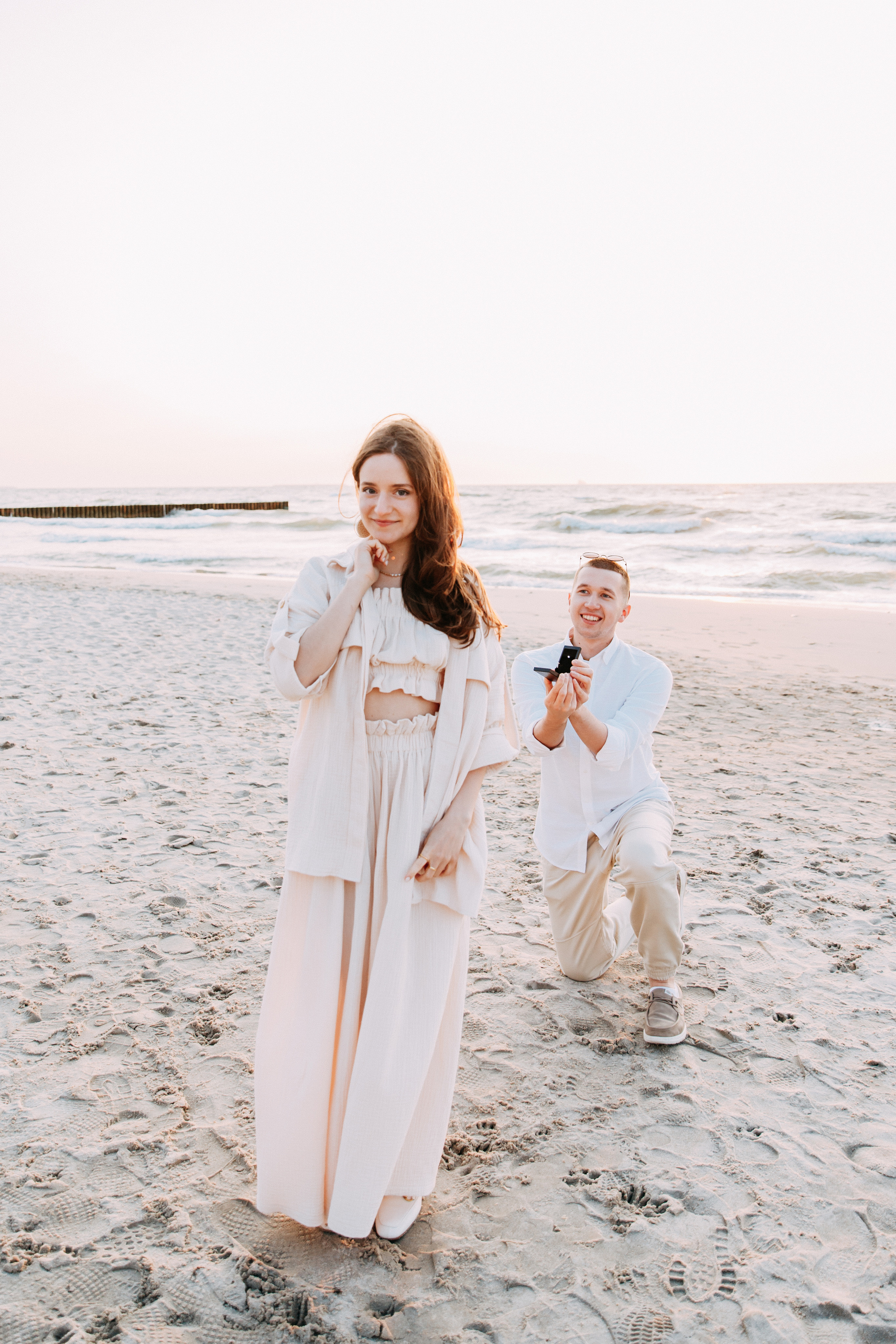 Предложение во время фотосессии в Зеленоградске. Фотограф в Калининграде Екатерина Осинцева