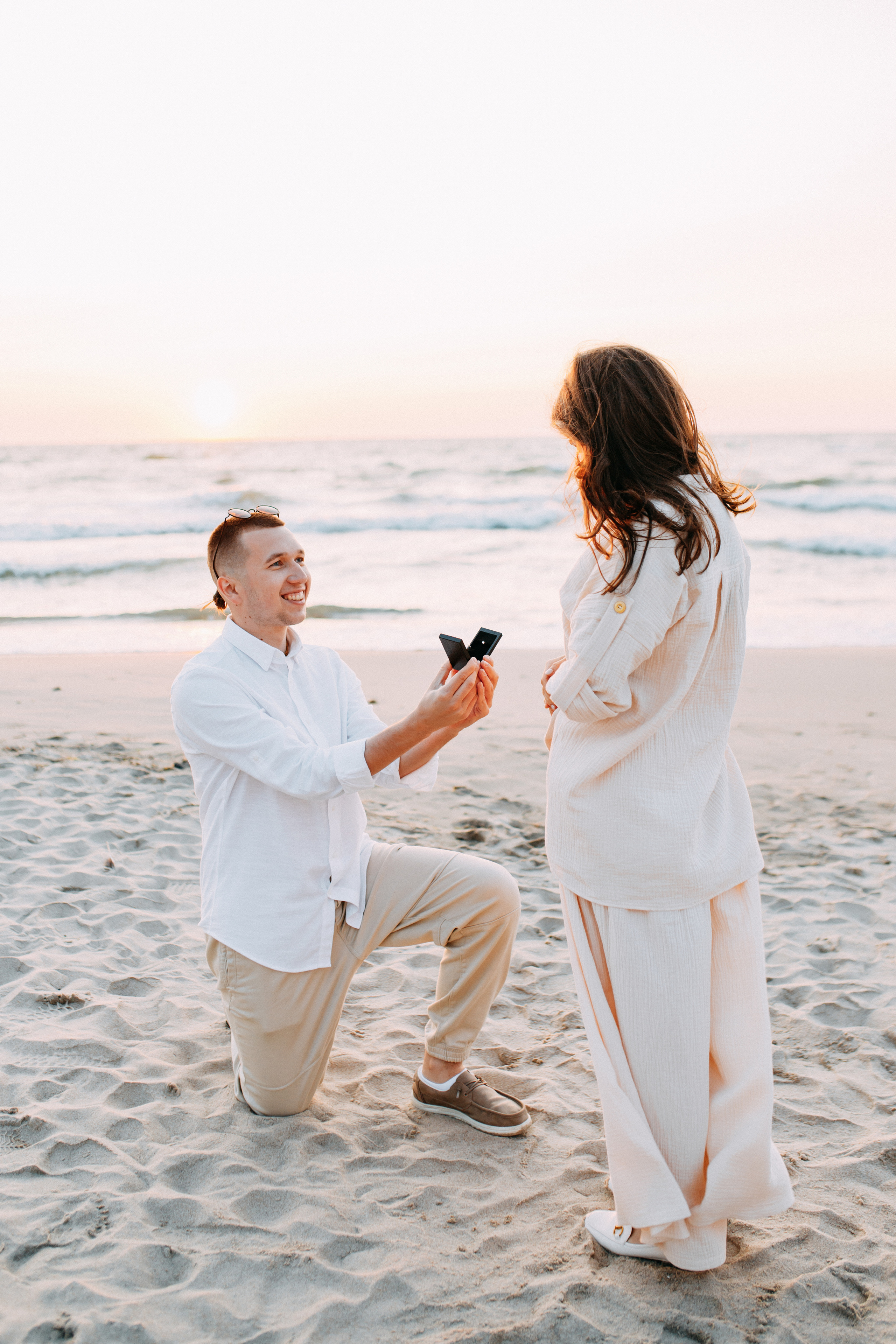 Предложение во время фотосессии в Зеленоградске. Фотограф в Калининграде Екатерина Осинцева