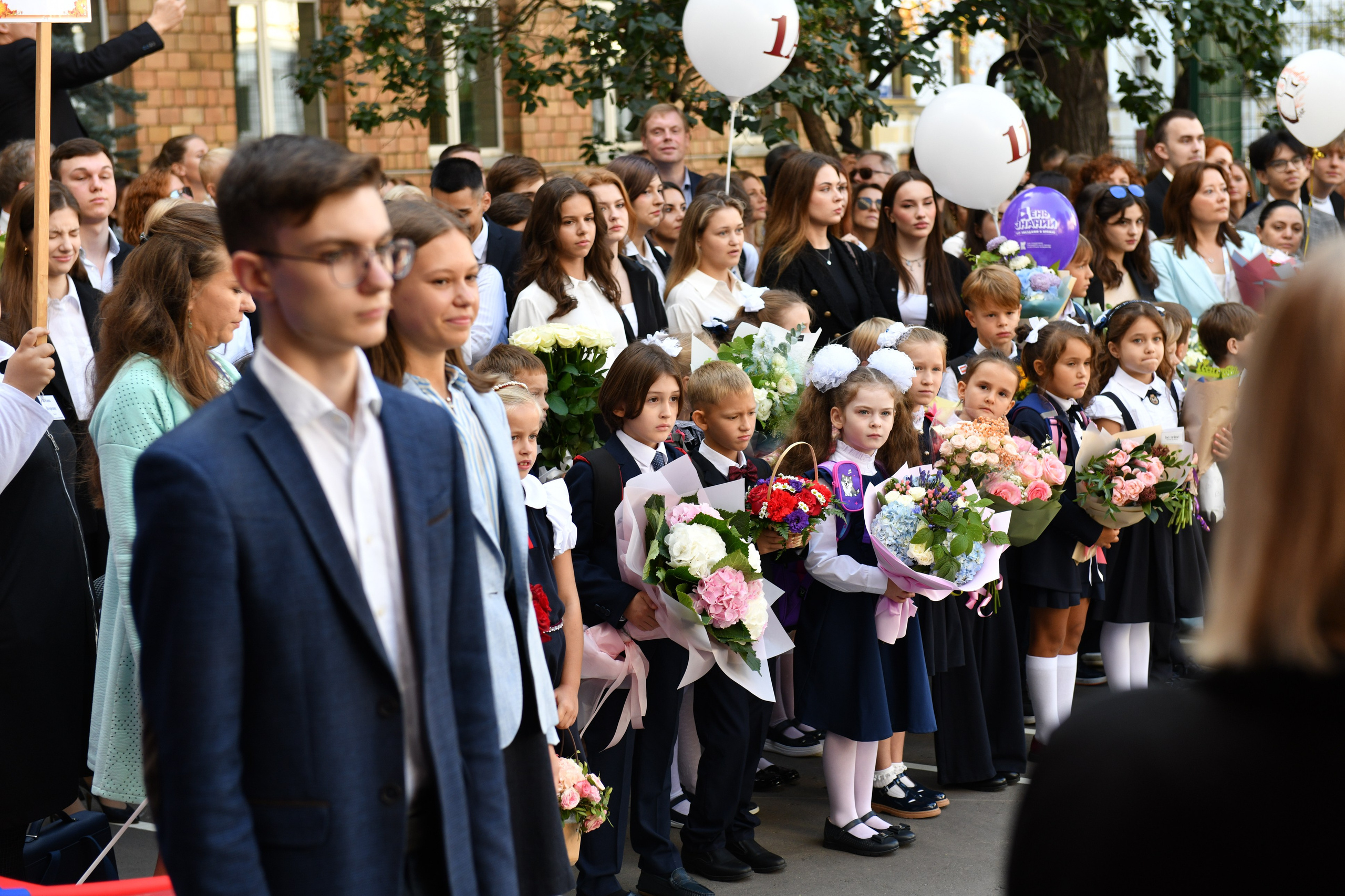 Линейка 1 класс. Свадебный и портретный фотограф в Москве Галина Борисова