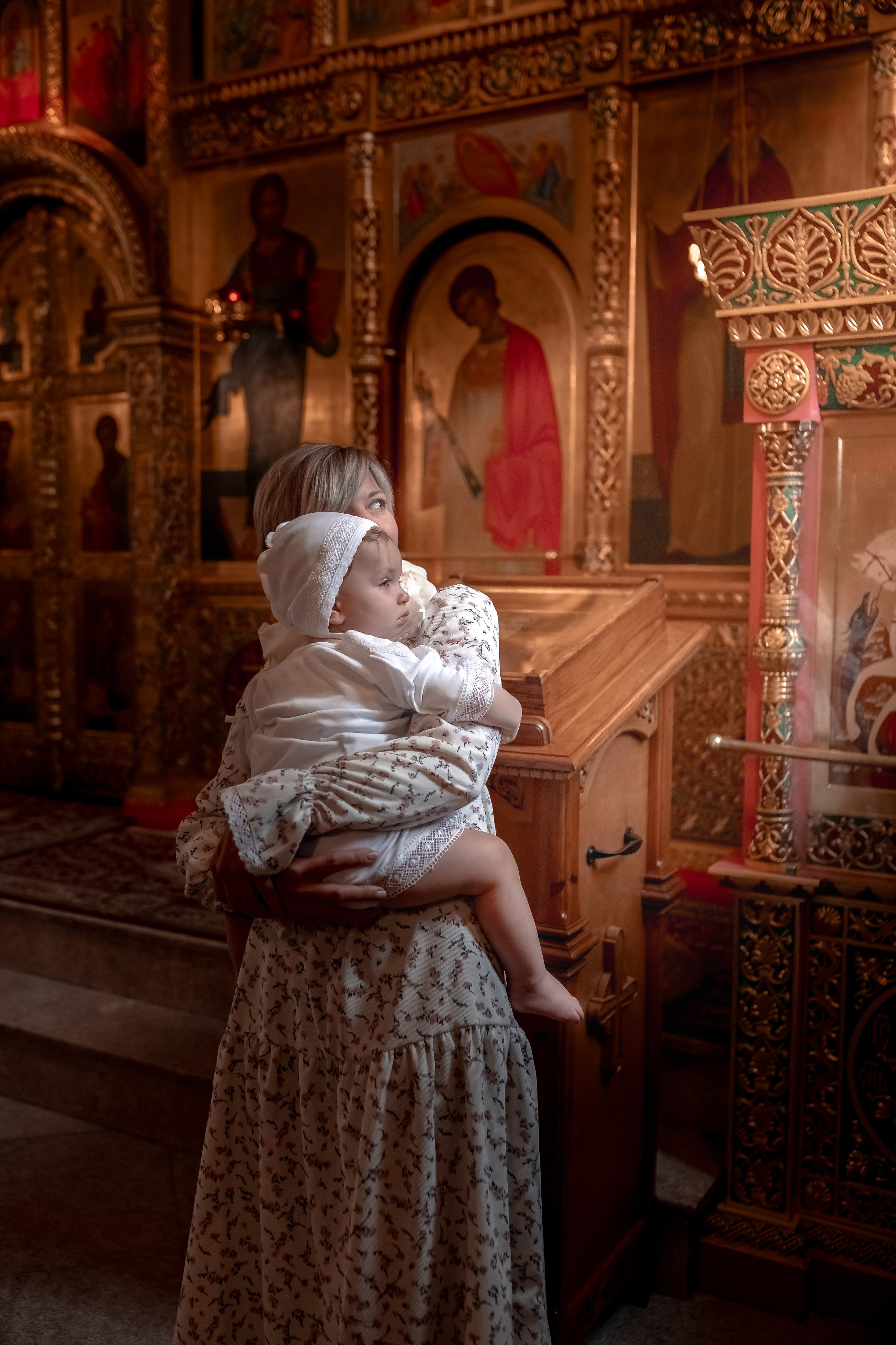 Крещение в Храме Сергия Радонежского на Рязанке. Профессиональный фотограф в Москве и Мо Мария Шантарёва