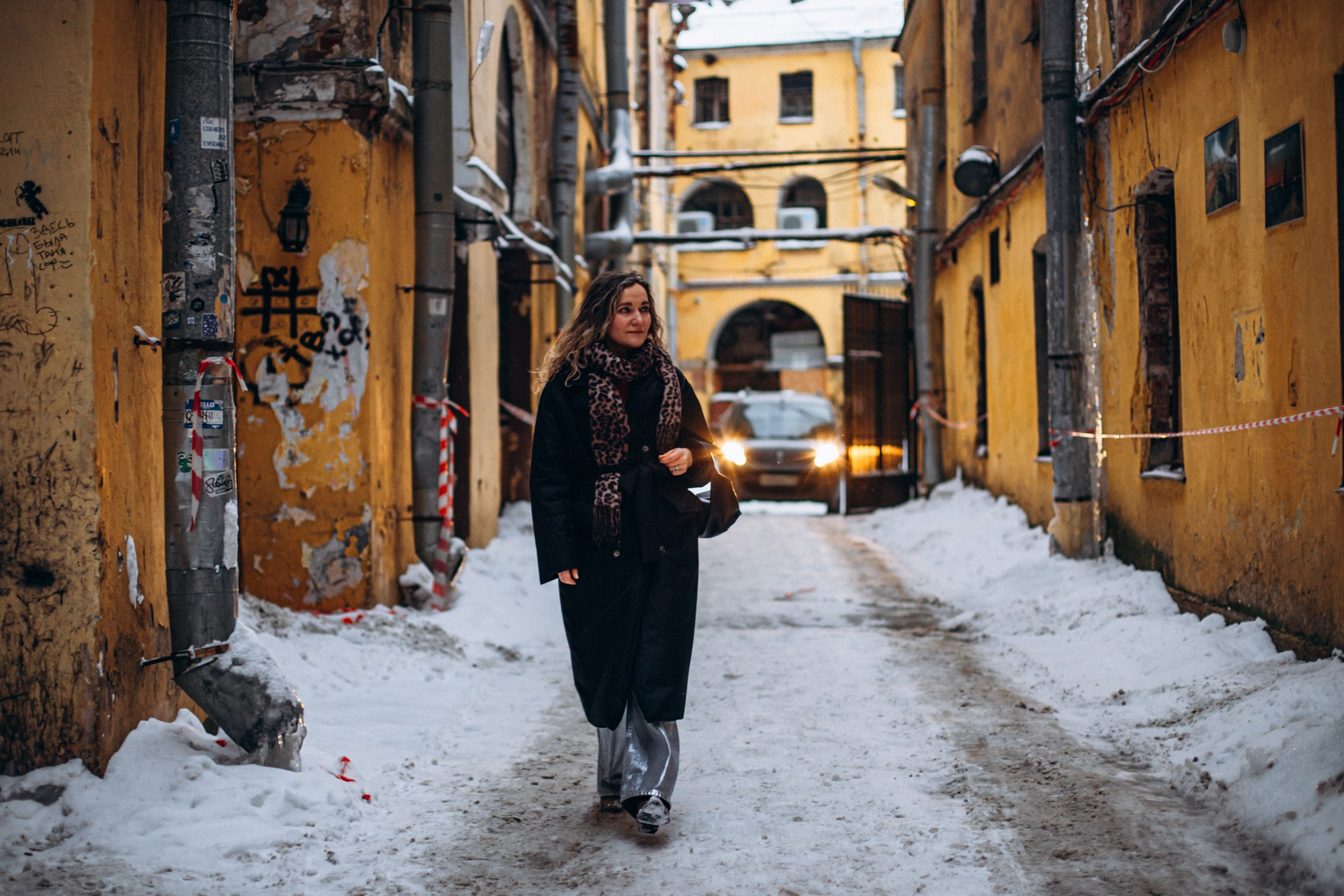 Юлия в декабре. Фотопрогулка в Петербурге. Индивидуальный и семейный фотограф в Санкт-Петербурге