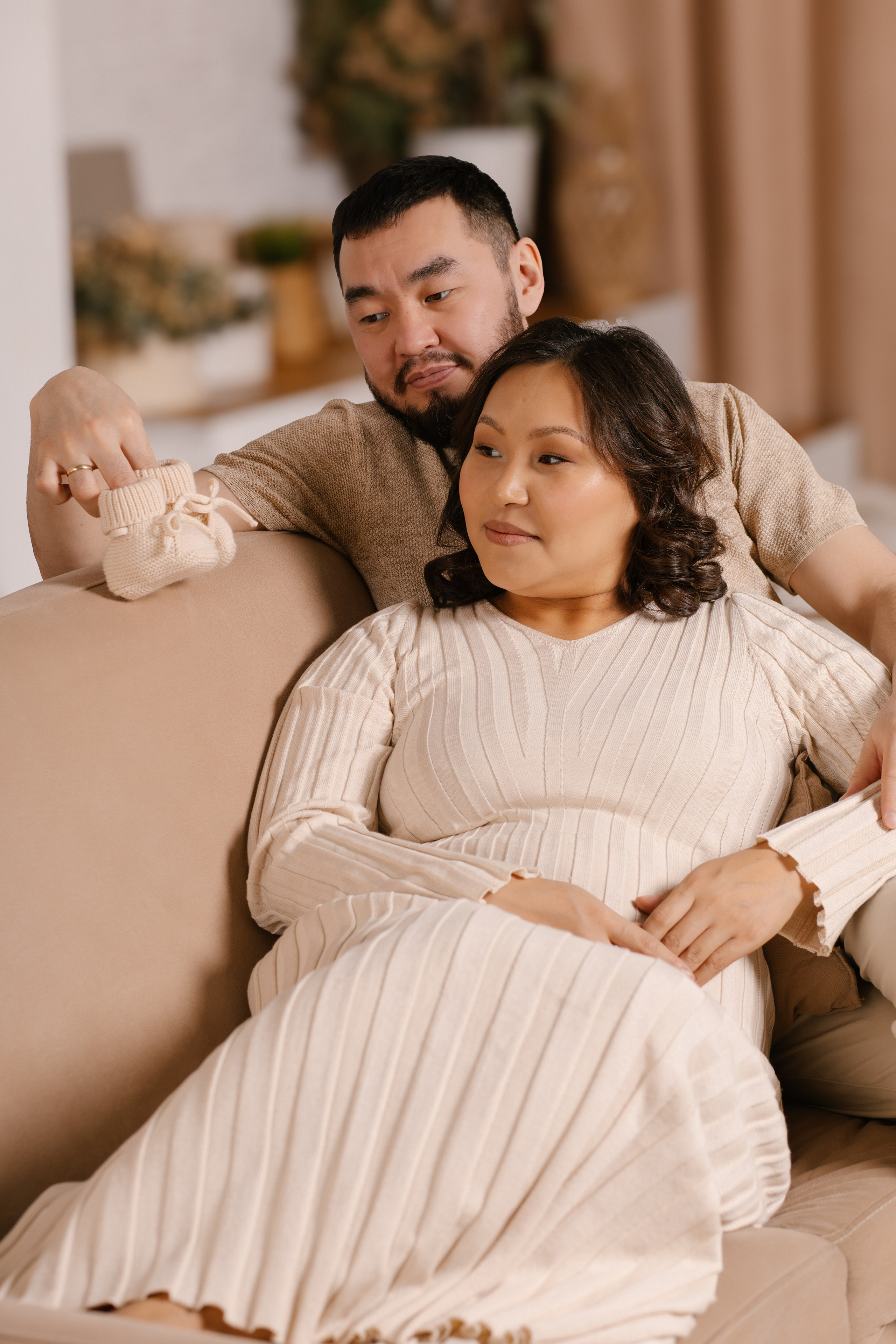 Фотосессия беремености для Анастасии и Жаргала. Семейный и свадебный фотограф в Москве и Домодедово Анна Авилочкина