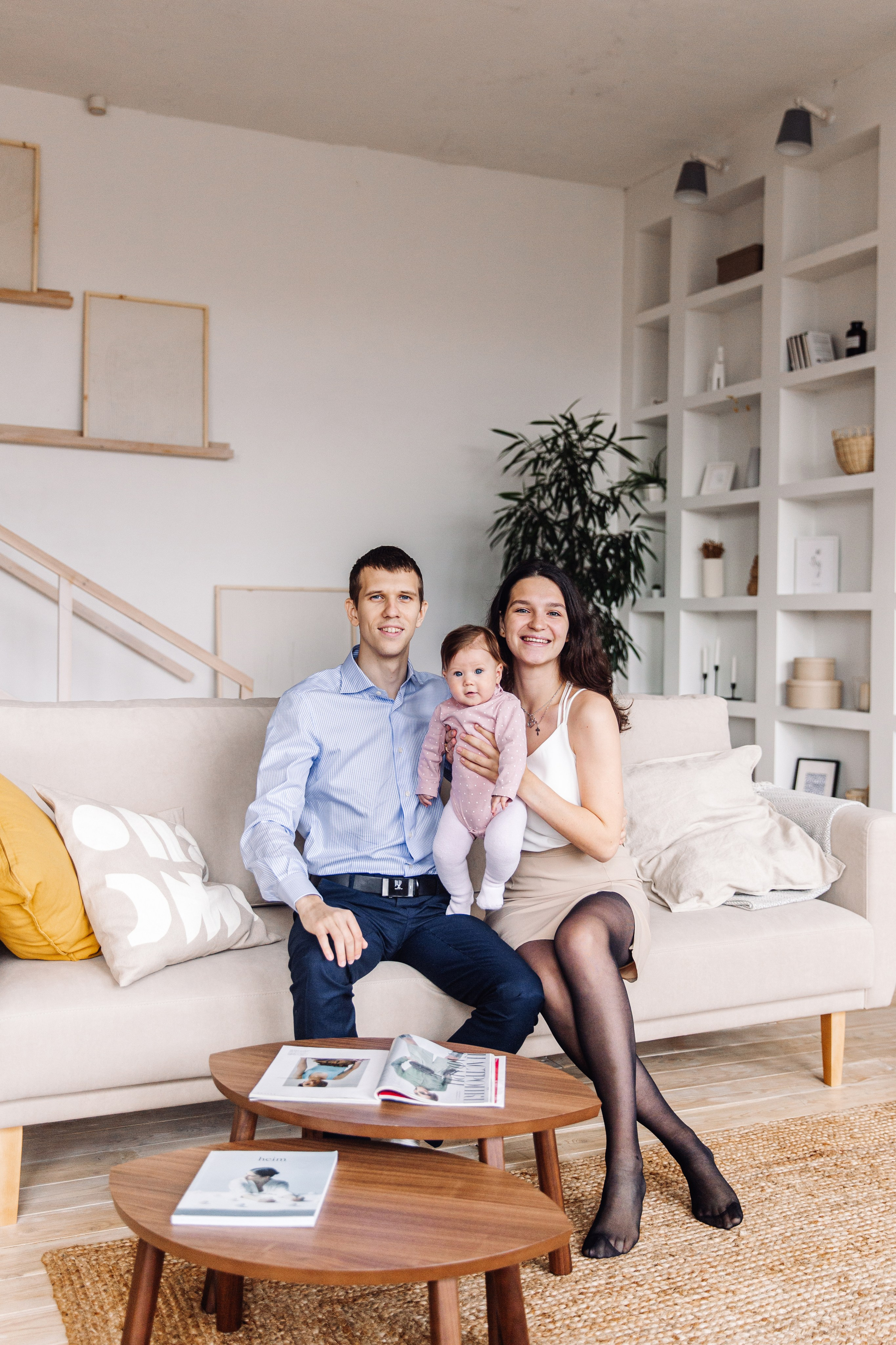 Семейная студийная фотосессия. Марина Соколова. Контентный и семейный фотограф г. Красноярск