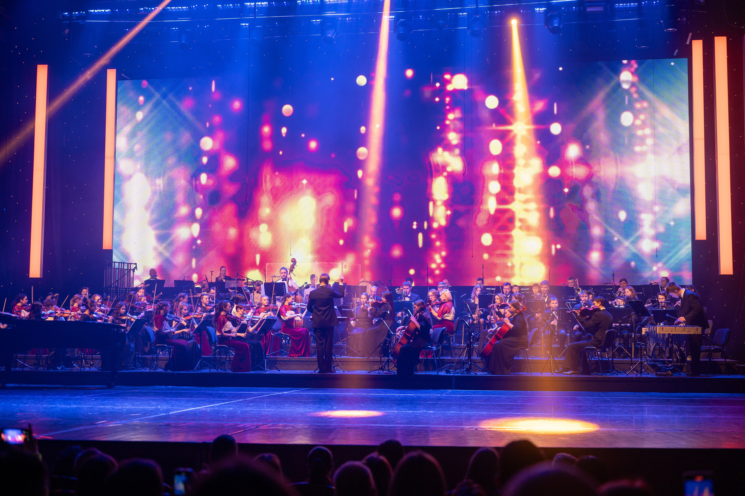 Отчетный концерт ДШИ «Гармония» «Зимняя гармония». Фотограф новорожденных, семейный детский в Тюмени Татьяна Морозова