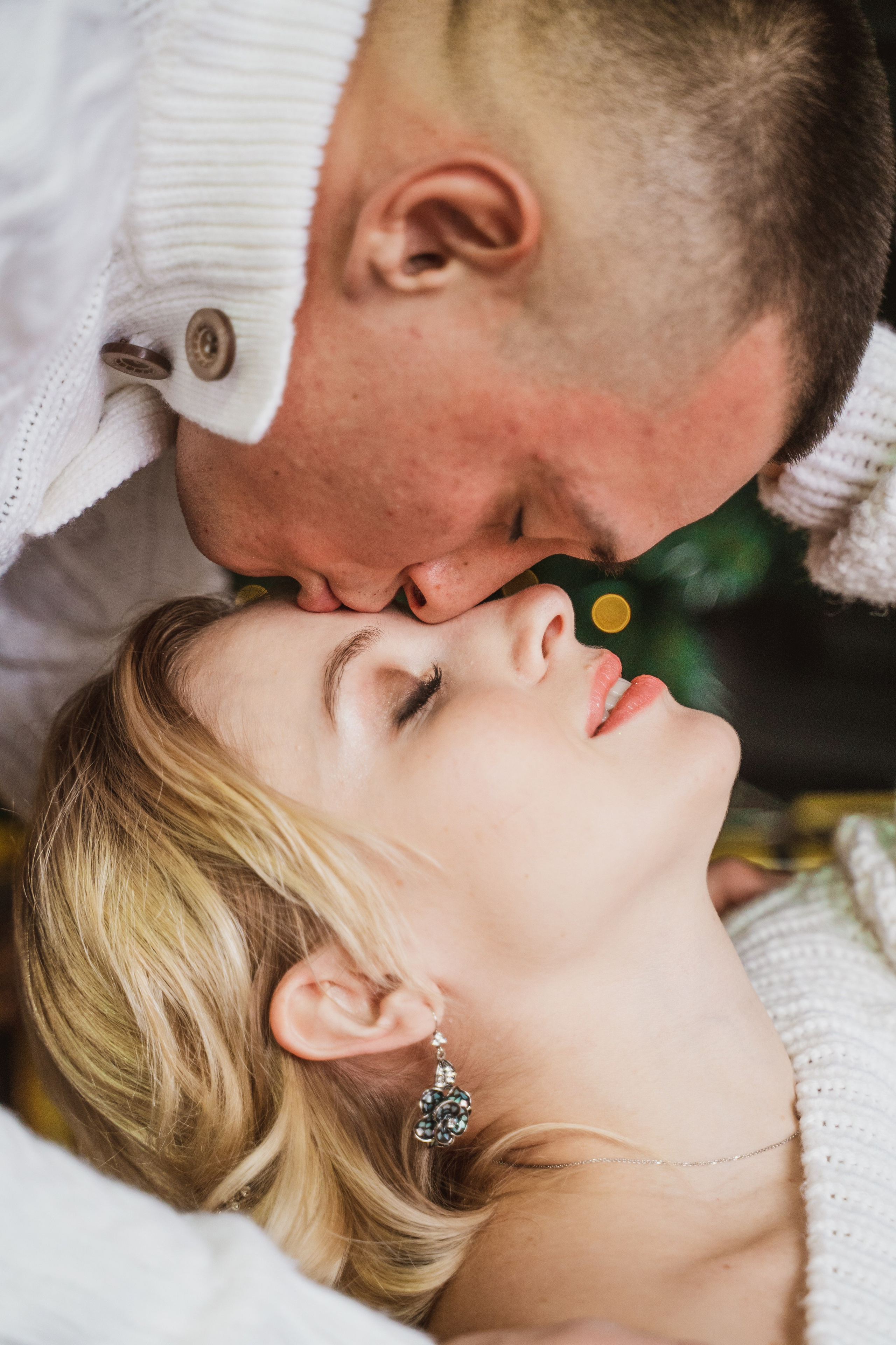 Новогодняя фотосессия беременности в студии. Анна и Кирилл. Свадебный и репортажный фотограф в Уфе| Осетрова Ольга