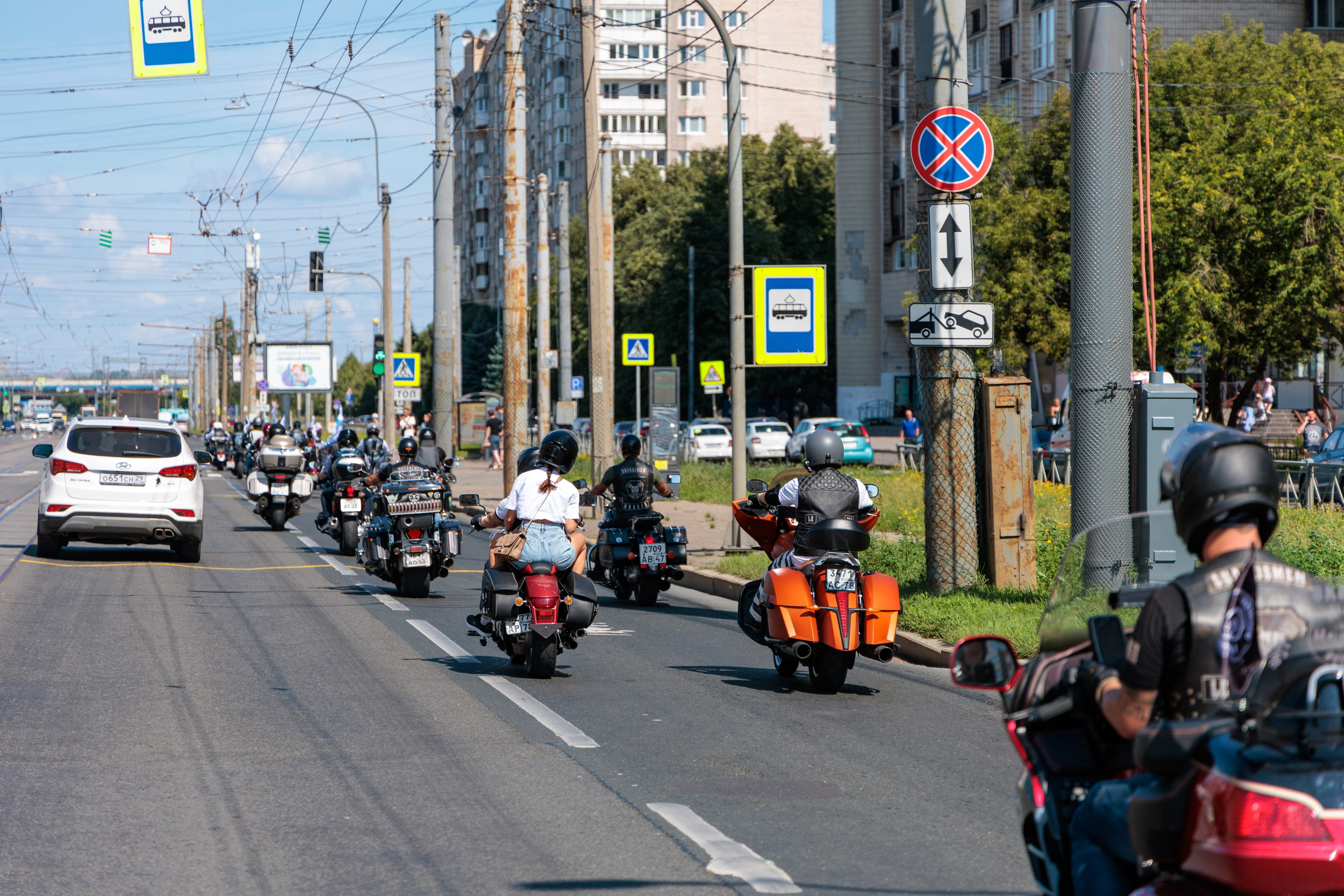 День ВМФ с мотоклубом 28.08.24. Репортажный фотограф Санкт-Петербург | Роман Карбышев