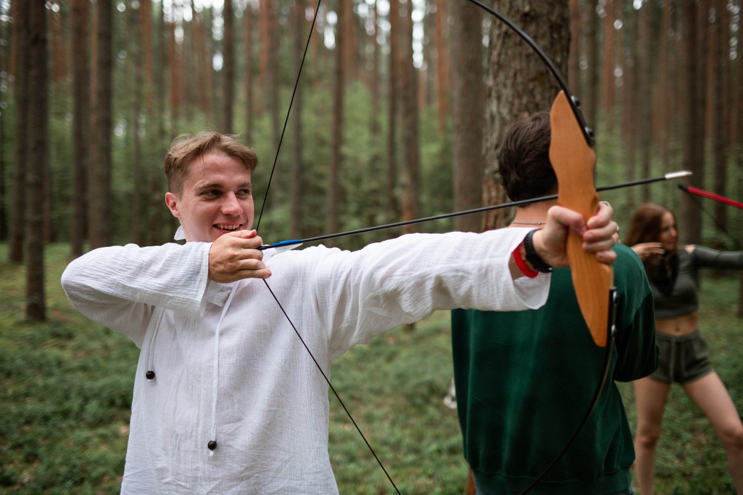 Лагерь пиратов для взрослых на острове на Волге. Фотограф Сергей Красильников