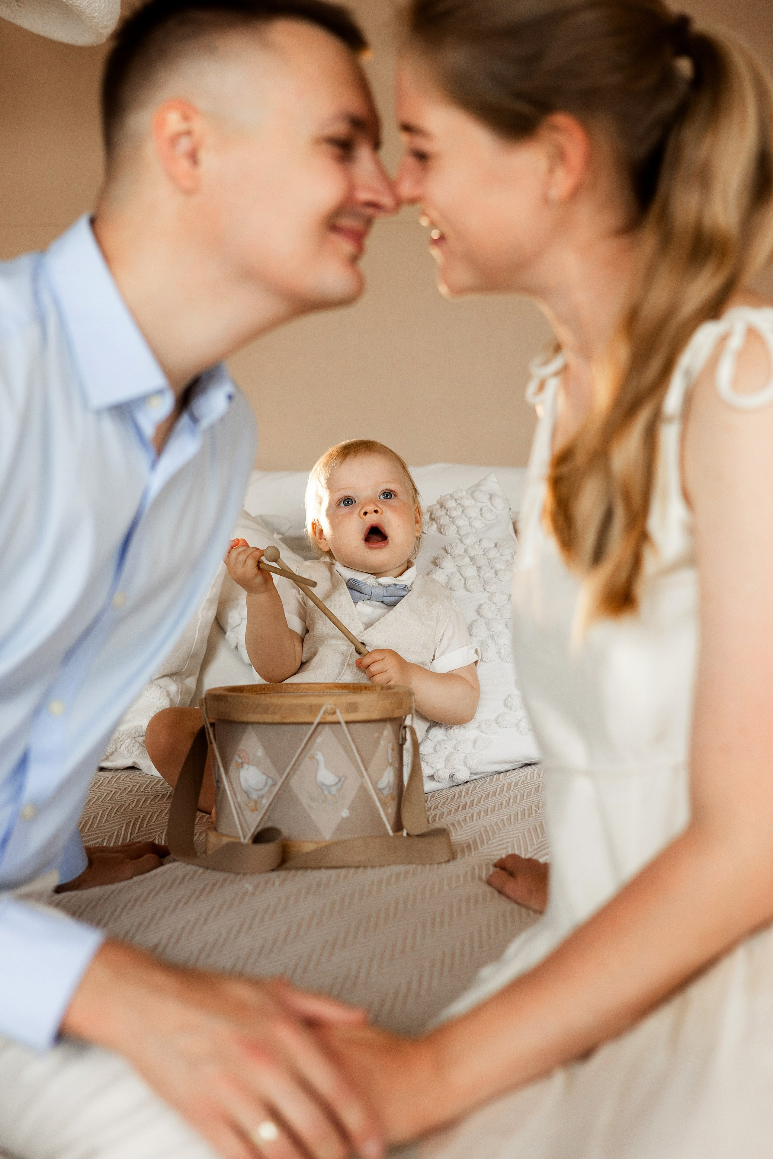 Сьемка годовасия в студии Лайтрум. Семейный фотограф в Екатеринбурге Маргарита Курносова