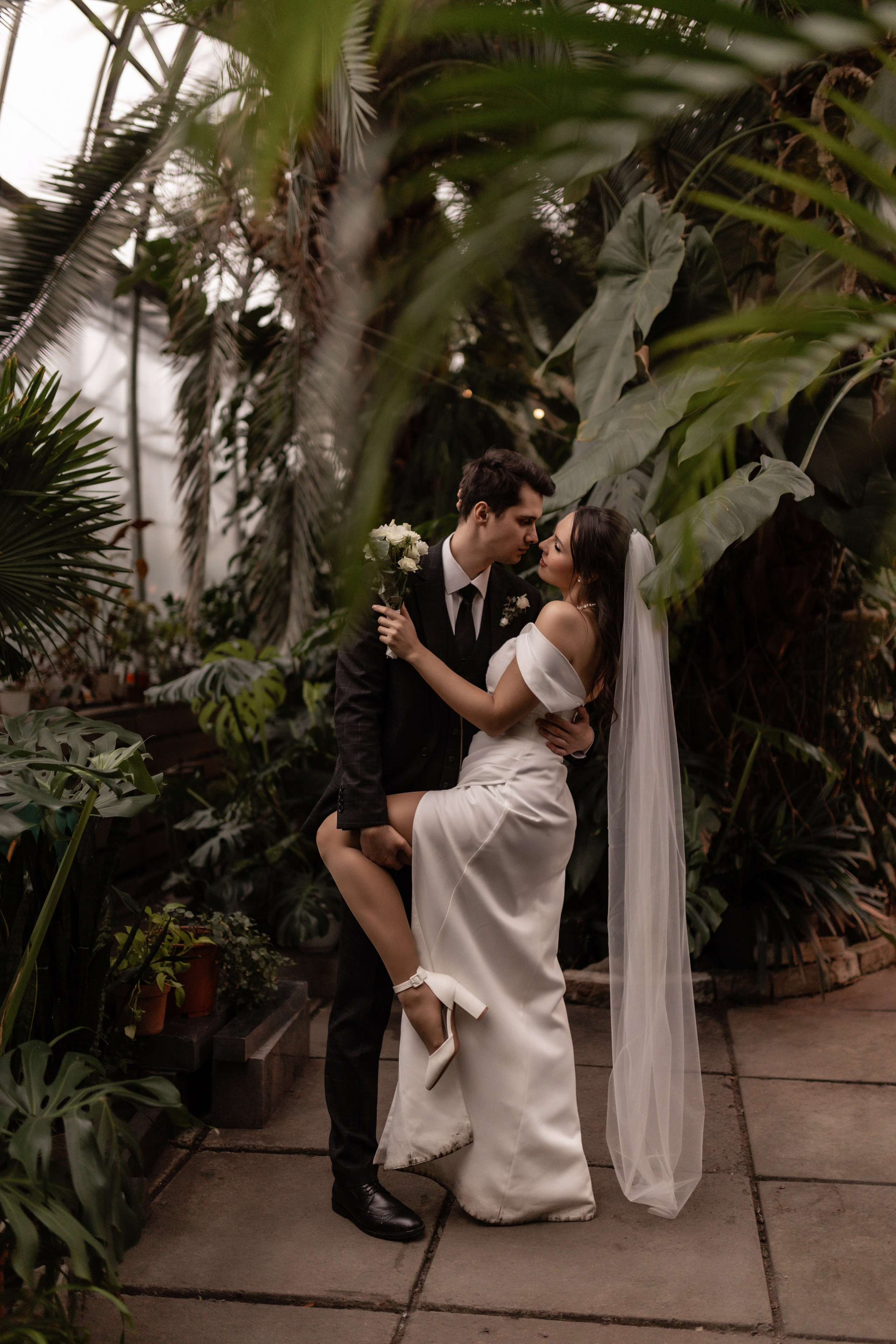 Бажена+Дмитрий Оранжерея. Фотограф в Санкт-Петербурге