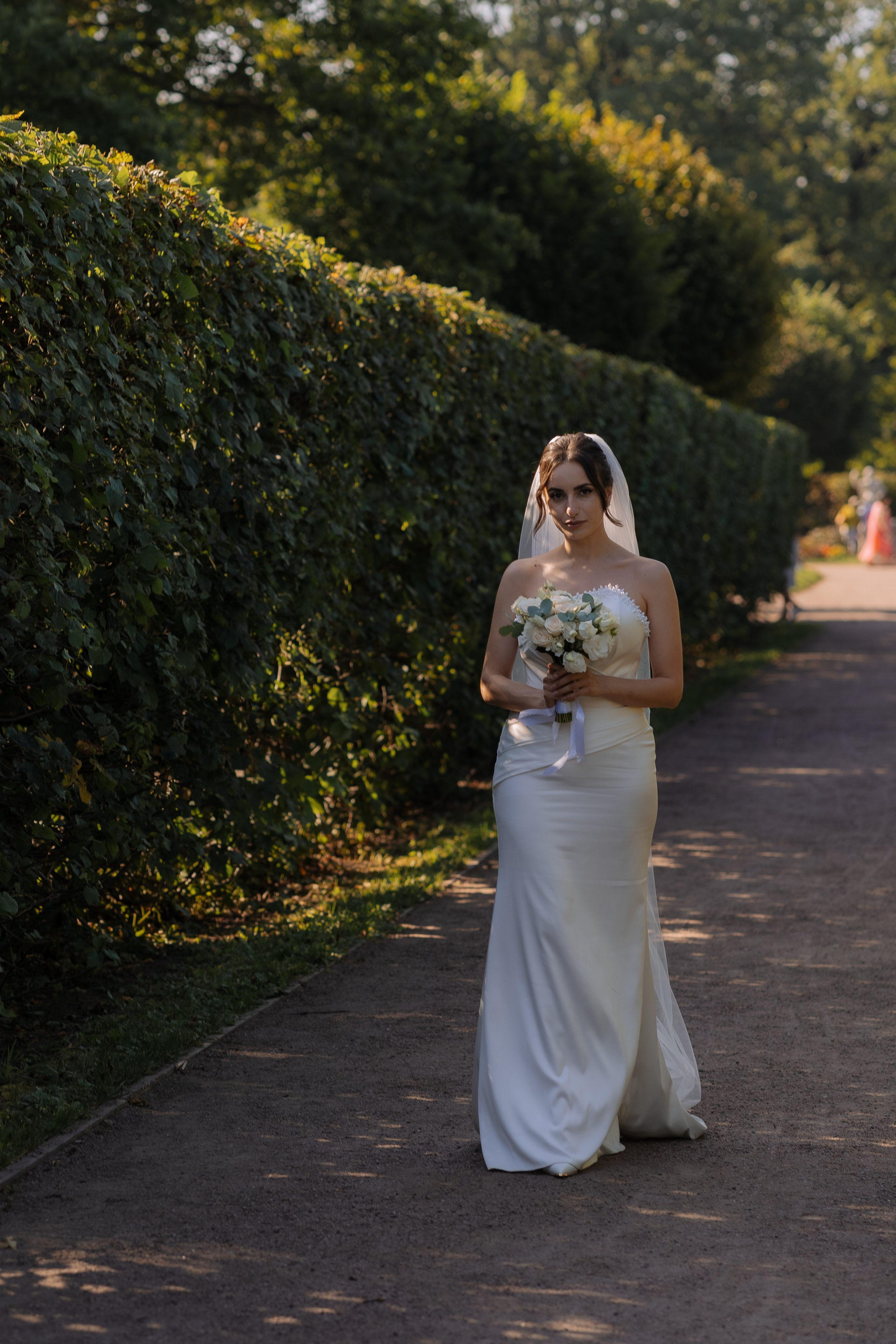 Свадебная фотосессия в Москве, парк Кусково. Свадебный фотограф в Москве Анна Полушина