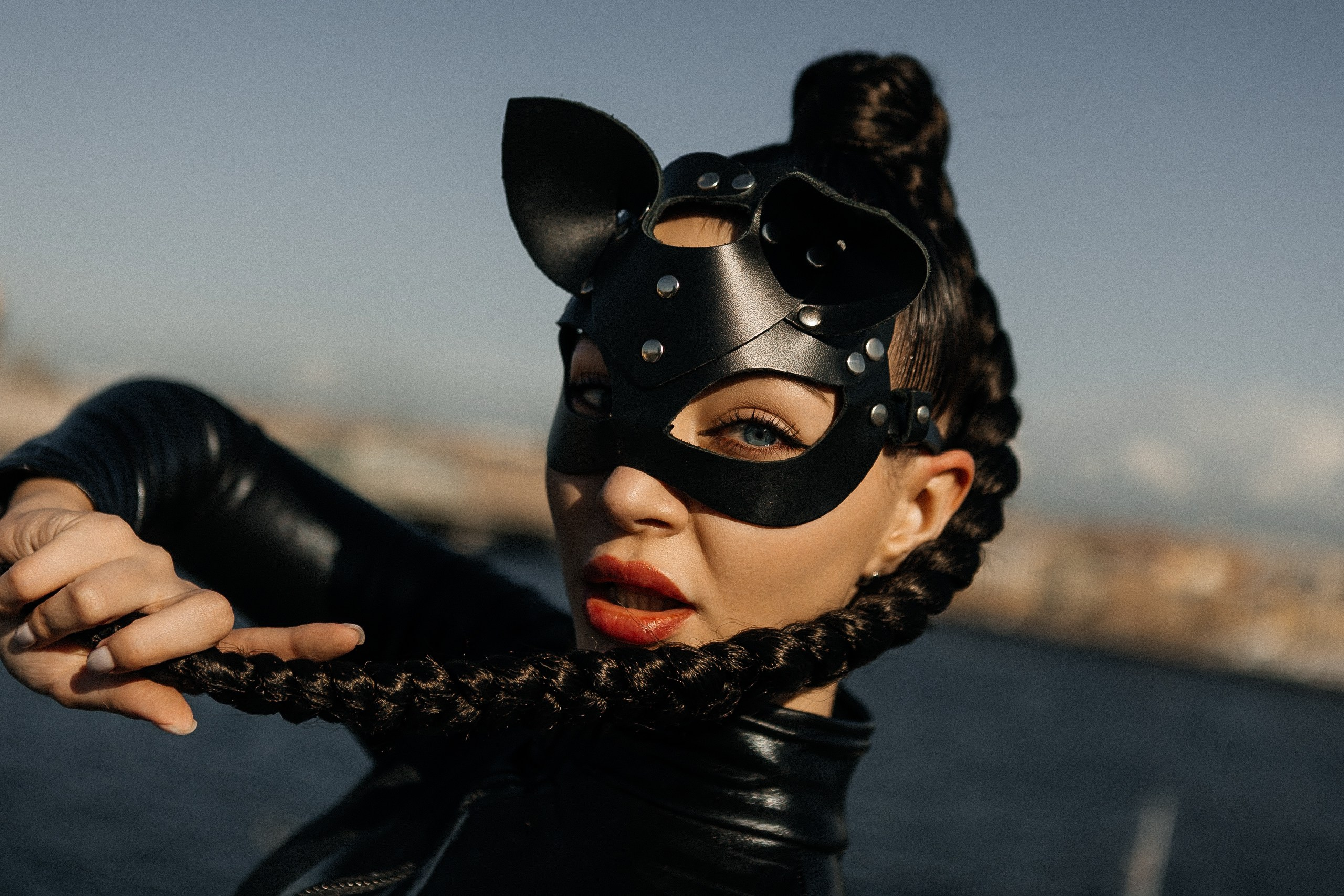 Девушка-кошка в Питере. Репортажный и свадебный фотограф в Санкт-Петербурге Романов Вадим