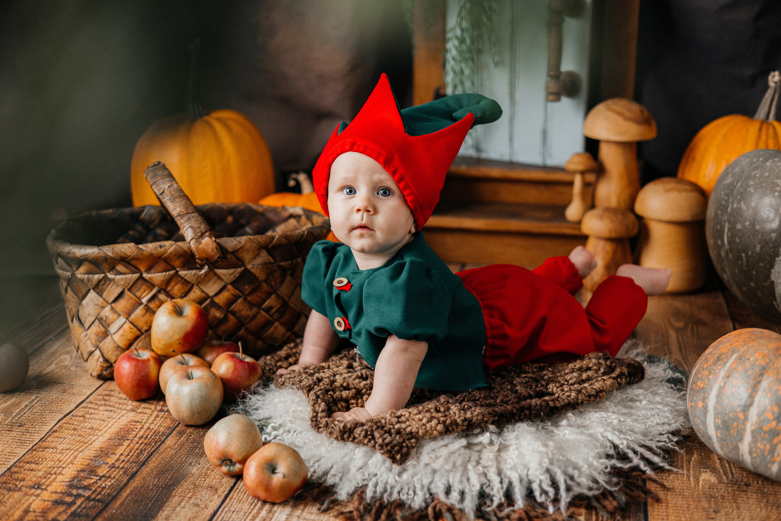 Гномы. Фотограф новорождённых Екатерина Боброва. Ульяновск