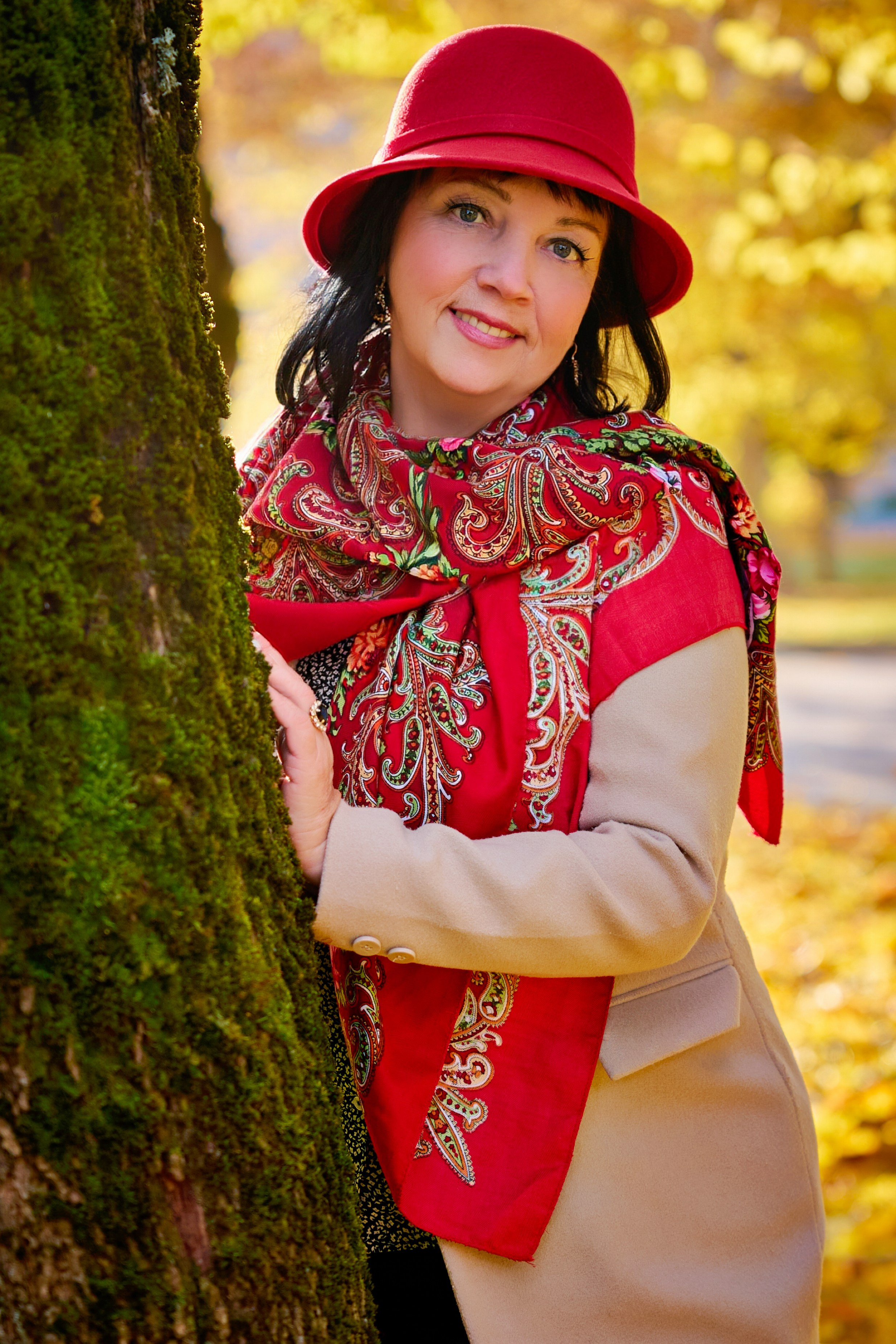 Осенняя съемка. Наталия. Фотограф Люся Воробьева