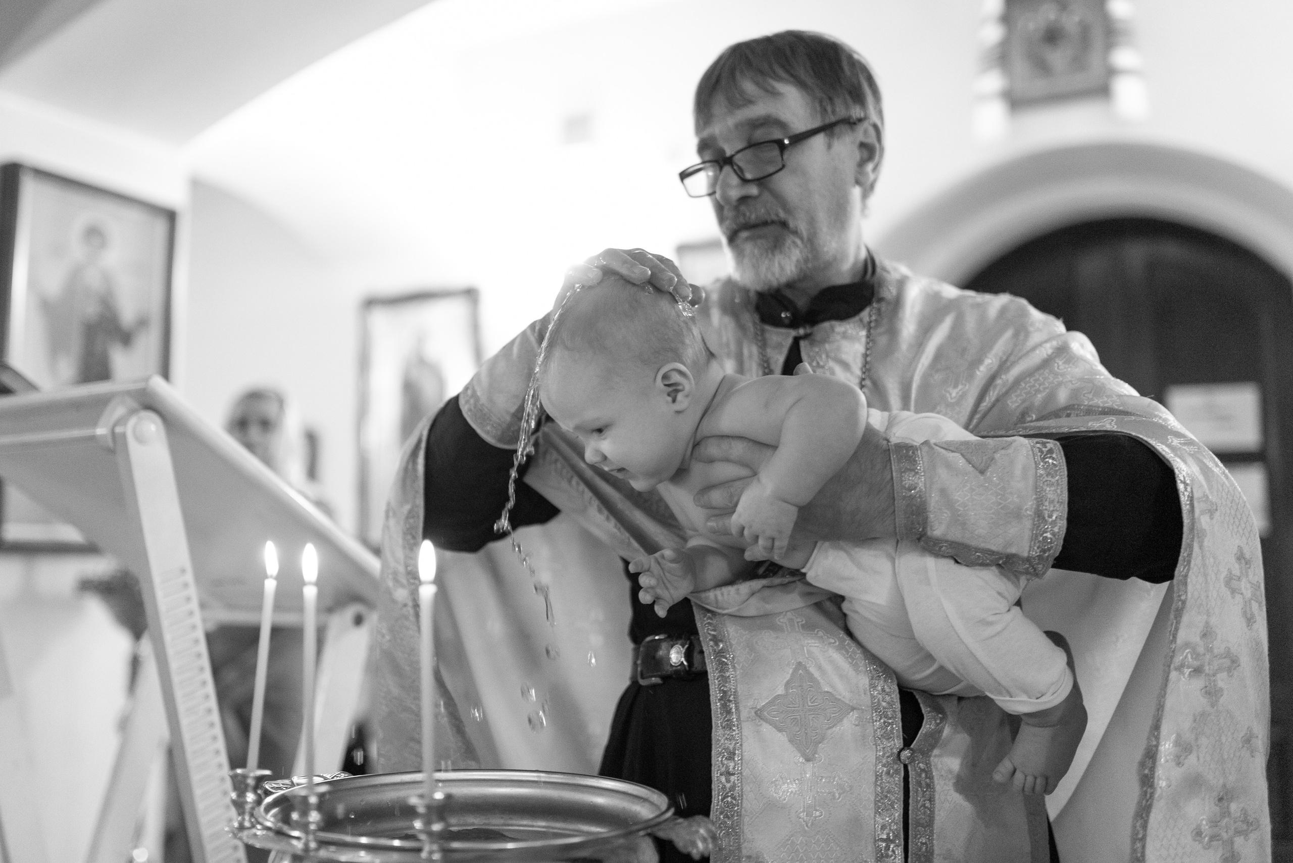 Таинство крещения. Фотограф Комаров Сергей