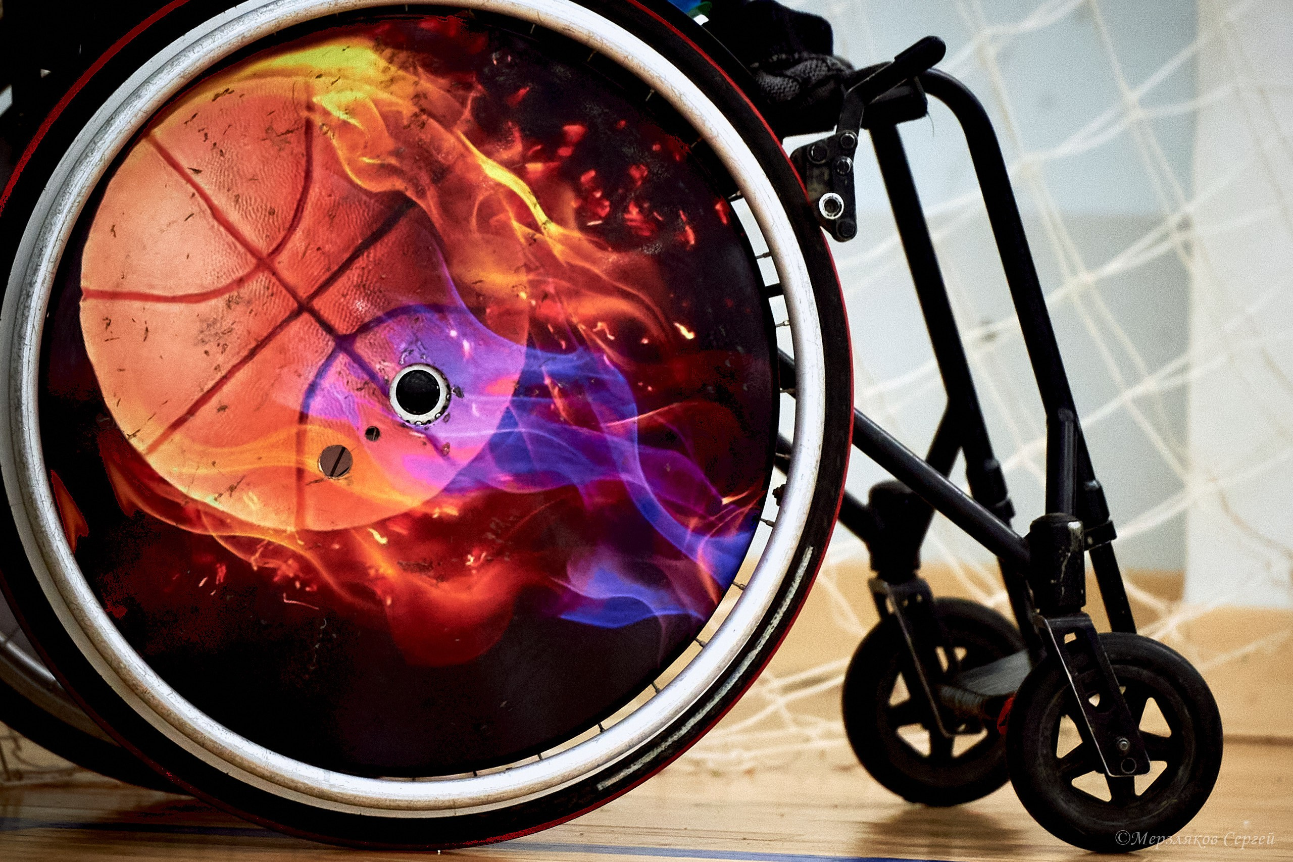 X традиционный Рождественский турнир по баскетболу на колясках. Ижевск. Спортивный репортажный фотограф в Ижевске Сергей Мерзляков