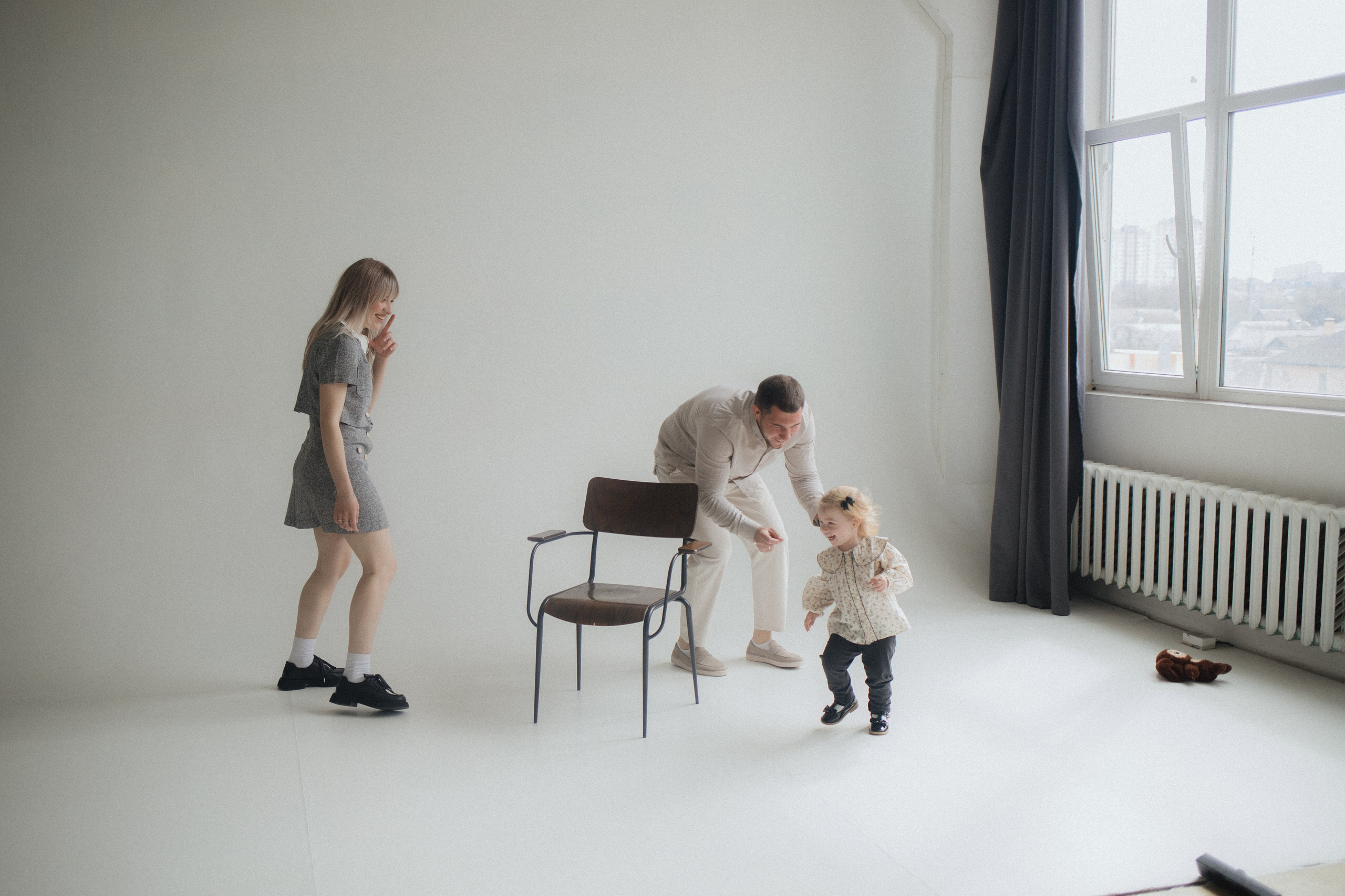 Юра + Настя + Тася. Семейный и детский фотограф Юлия Шох