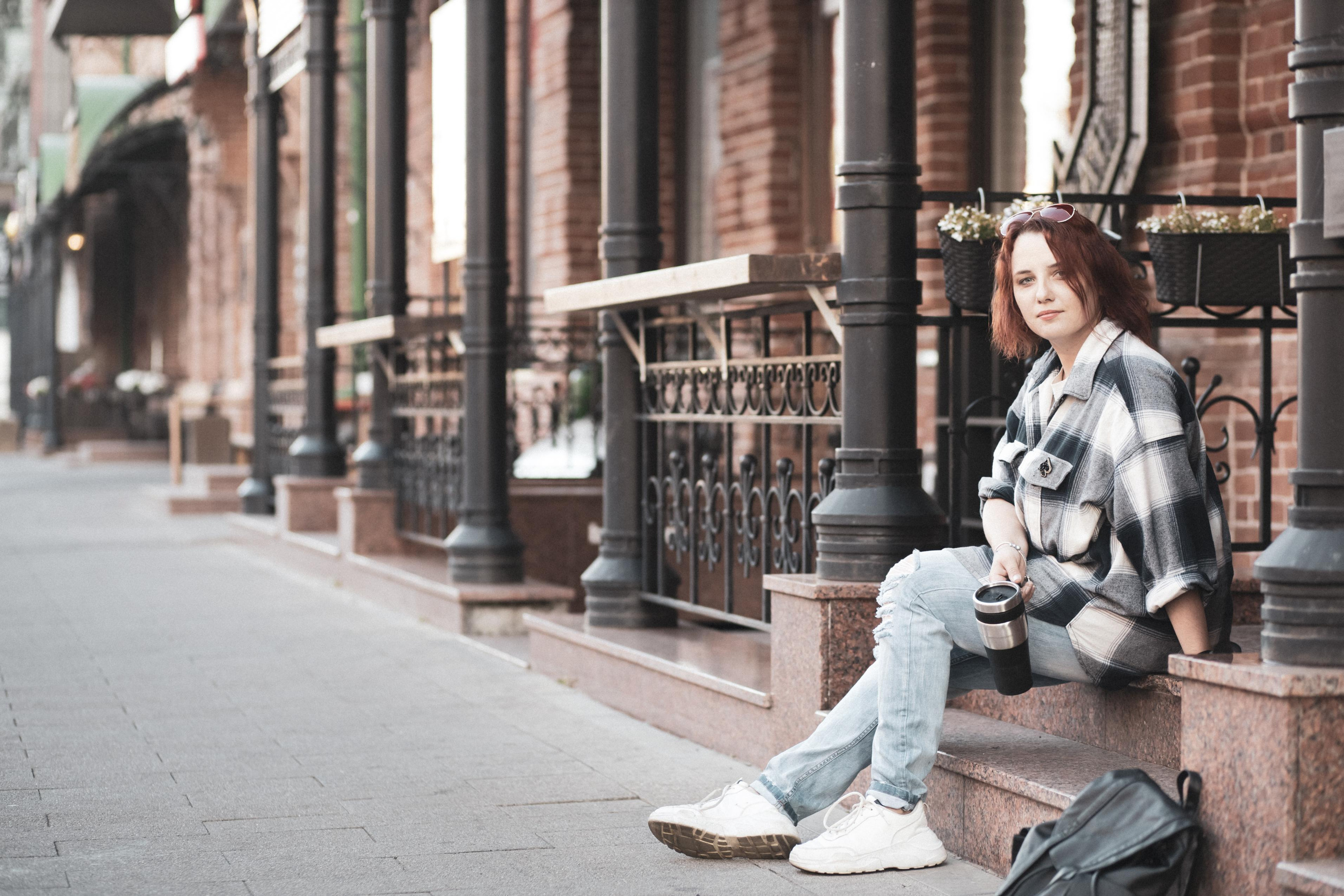 Ксения. Город на рассвете. Фотограф в Красноярске Оксана Корчагина