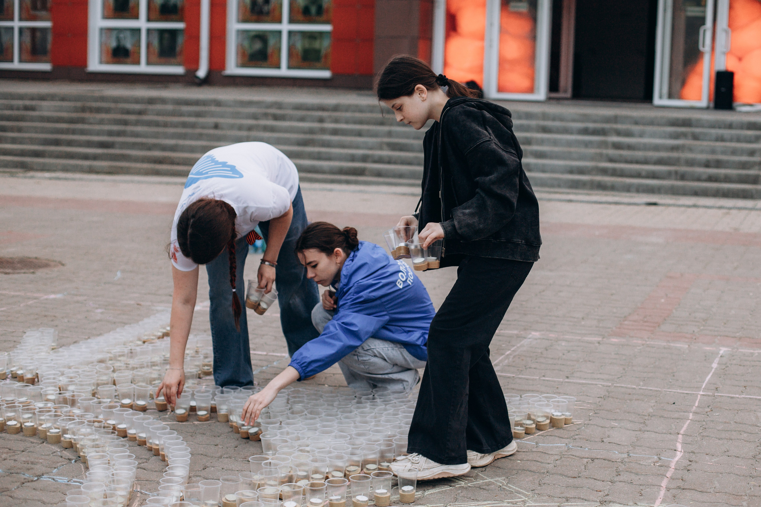 Акция «Огненные картины войны». Фотограф Михайлова Анастасия | Белгород