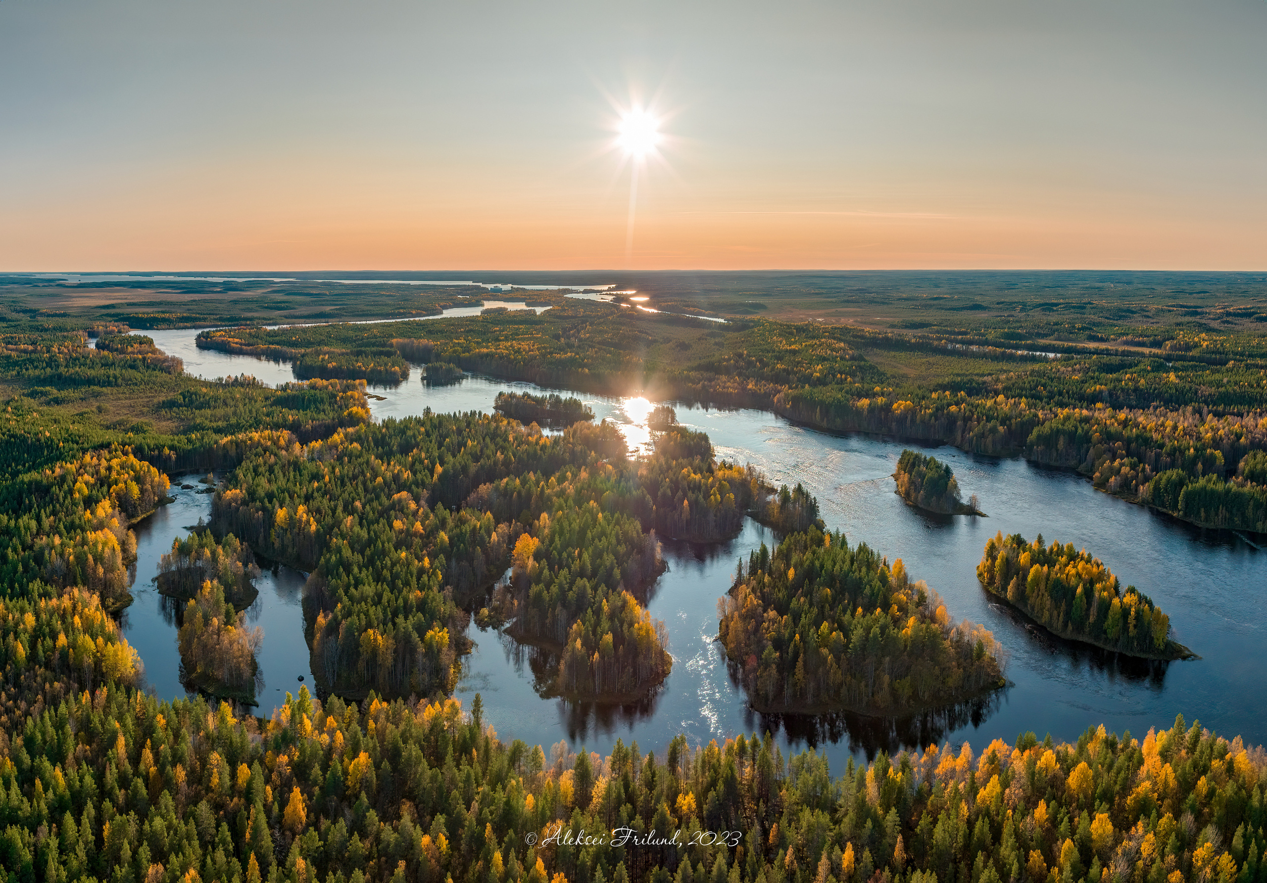 Природа Карелии. Аэросъемка. Фото и Видео в Карелии. Алексей Фрилунд