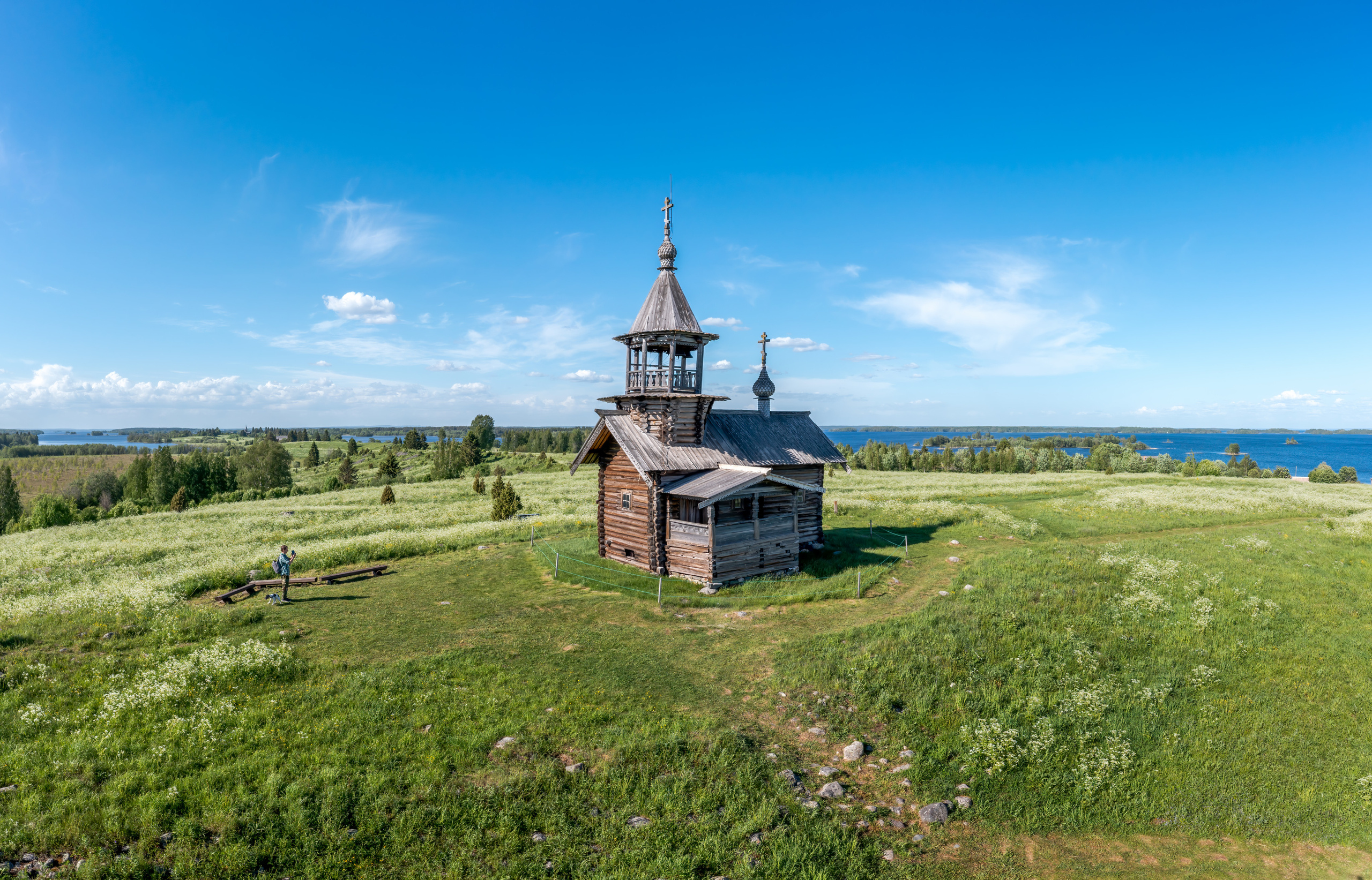 Деревянная архитектура Карелии. Аэросъемка. Фото и Видео в Карелии. Алексей Фрилунд