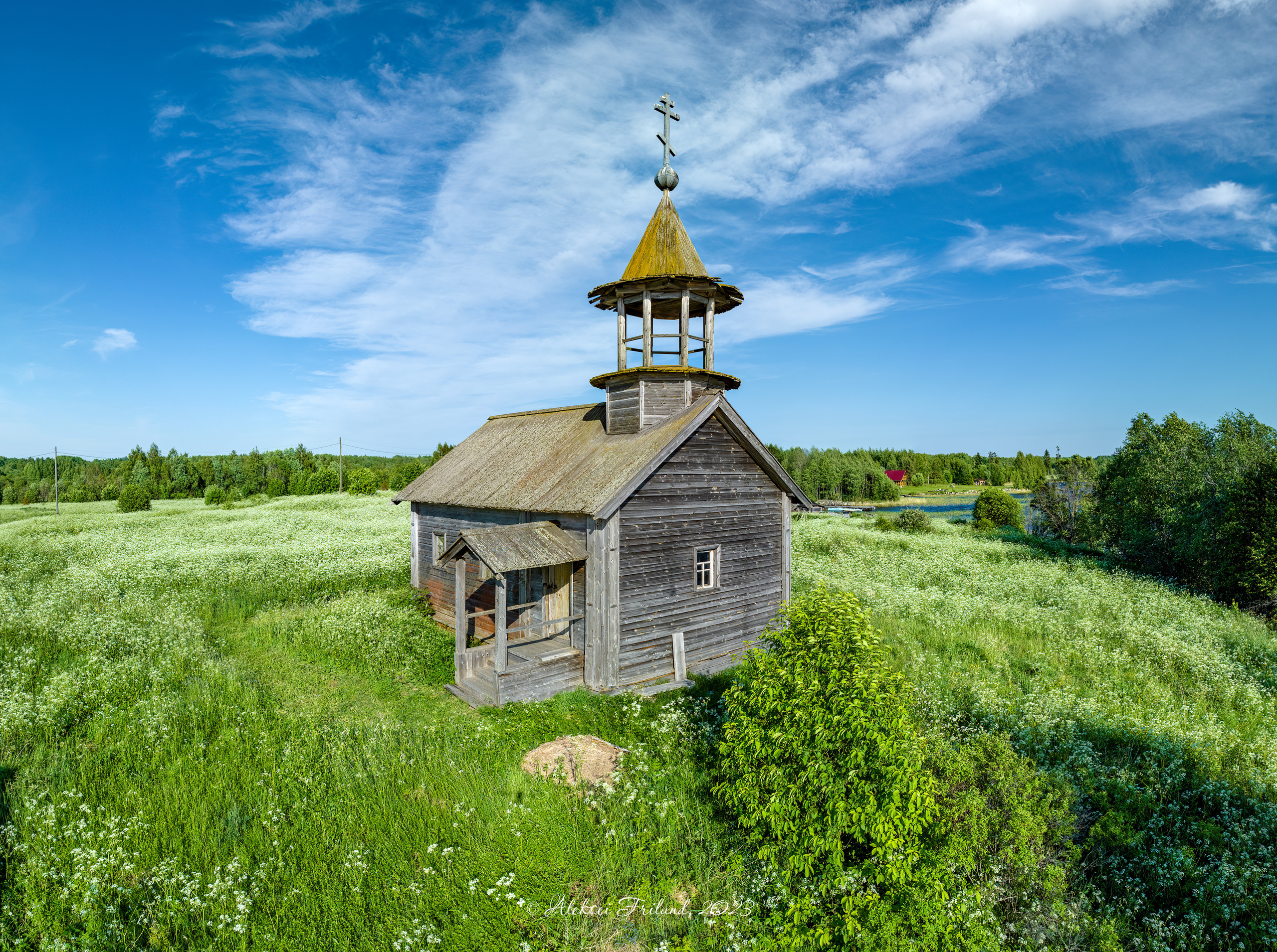 Деревянная архитектура Карелии. Аэросъемка. Фото и Видео в Карелии. Алексей Фрилунд