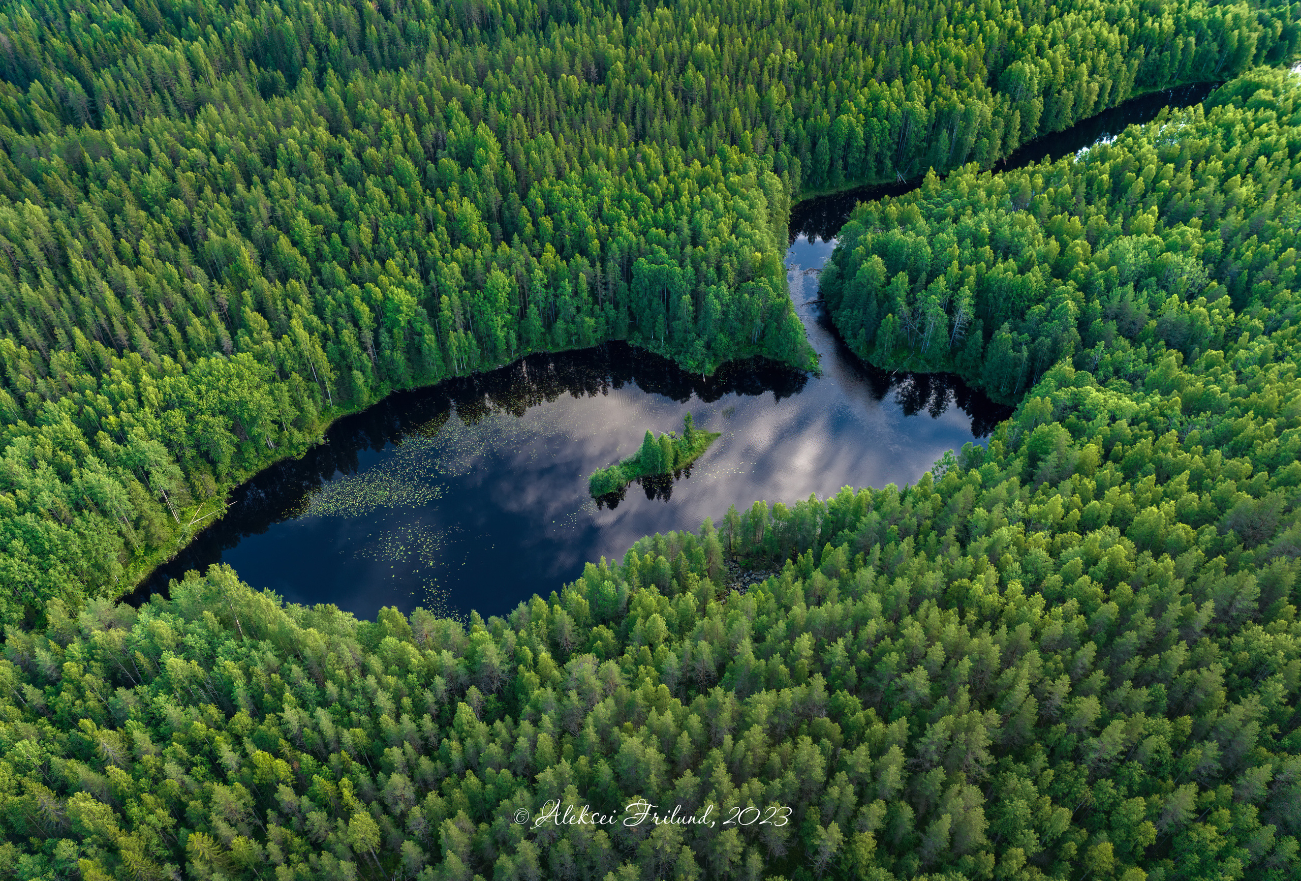 Природа Карелии. Аэросъемка. Фото и Видео в Карелии. Алексей Фрилунд