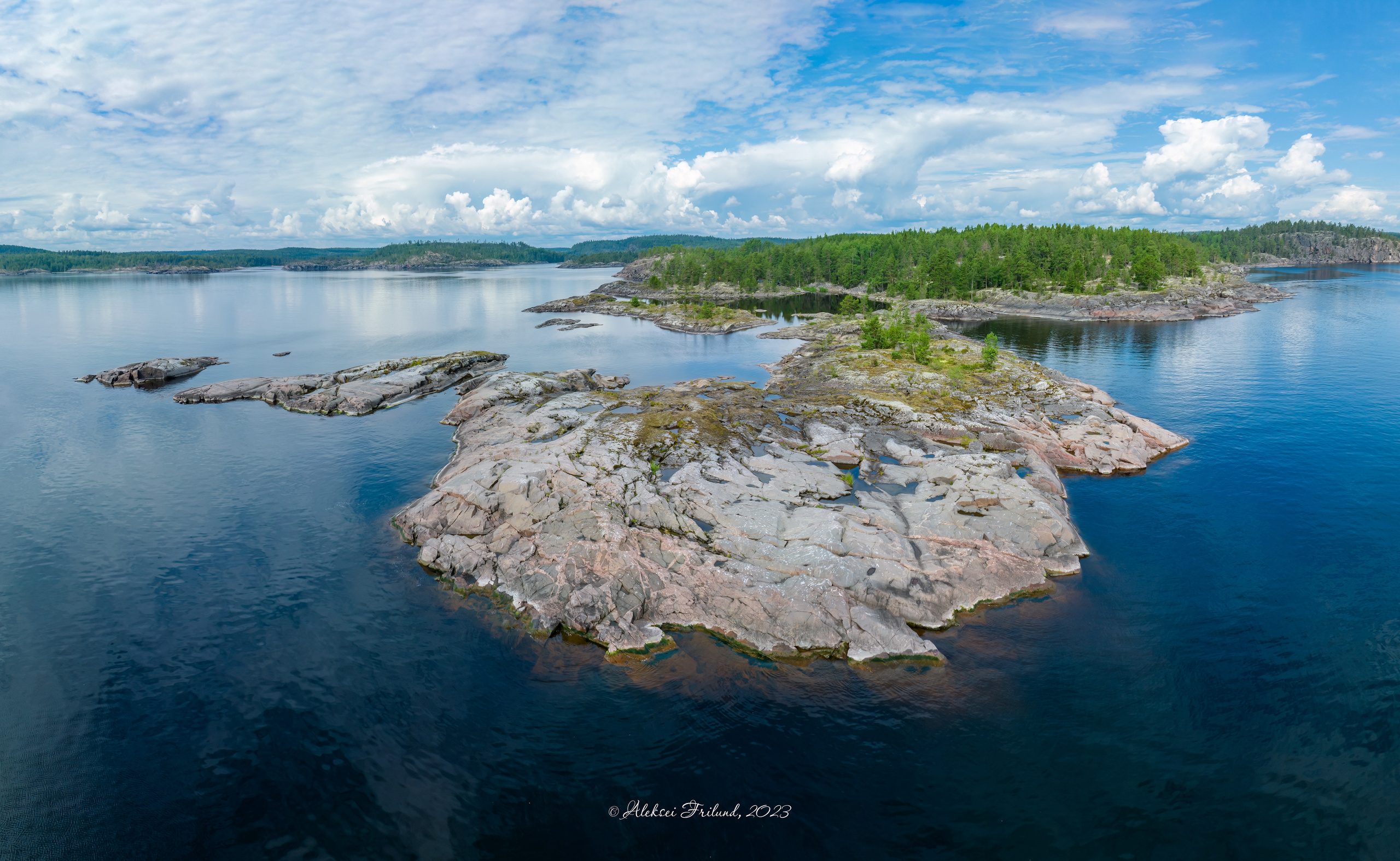 Ладожское озеро. Аэросъемка. Фото и Видео в Карелии. Алексей Фрилунд