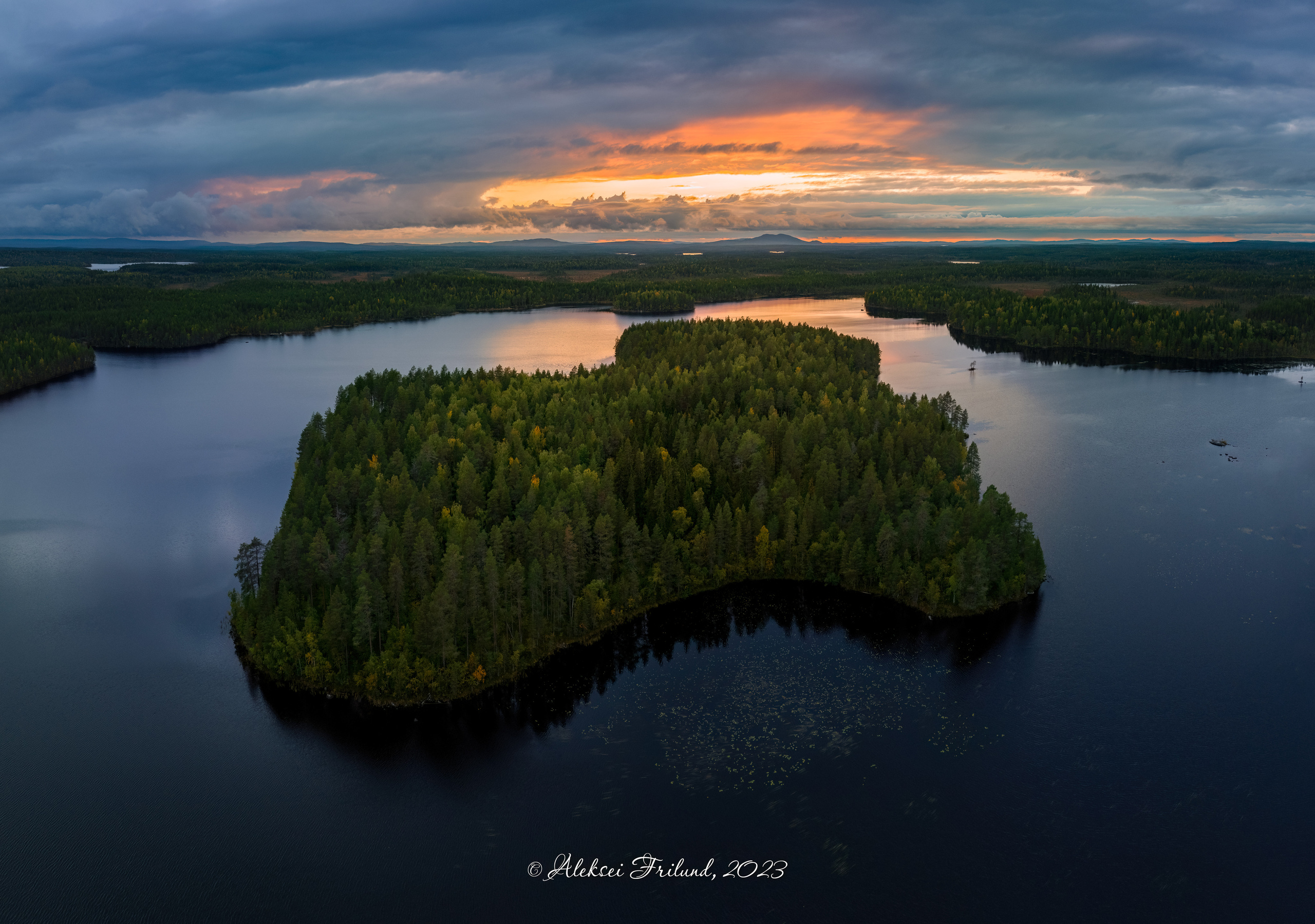 Природа Карелии. Аэросъемка. Фото и Видео в Карелии. Алексей Фрилунд