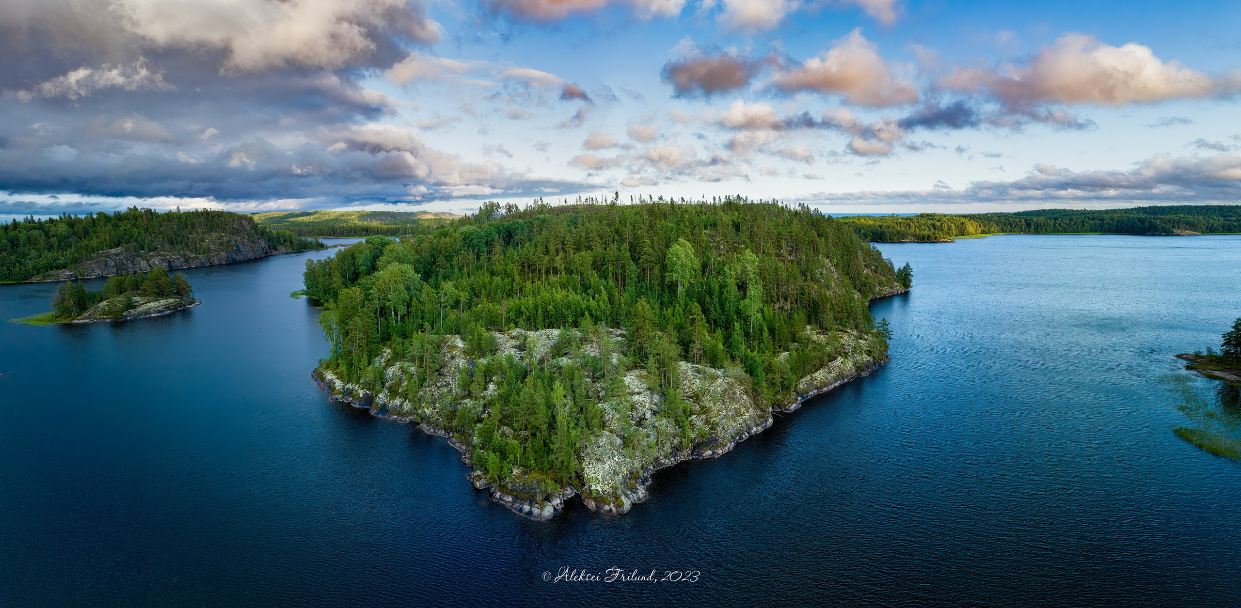 Ладожское озеро. Аэросъемка. Фото и Видео в Карелии. Алексей Фрилунд