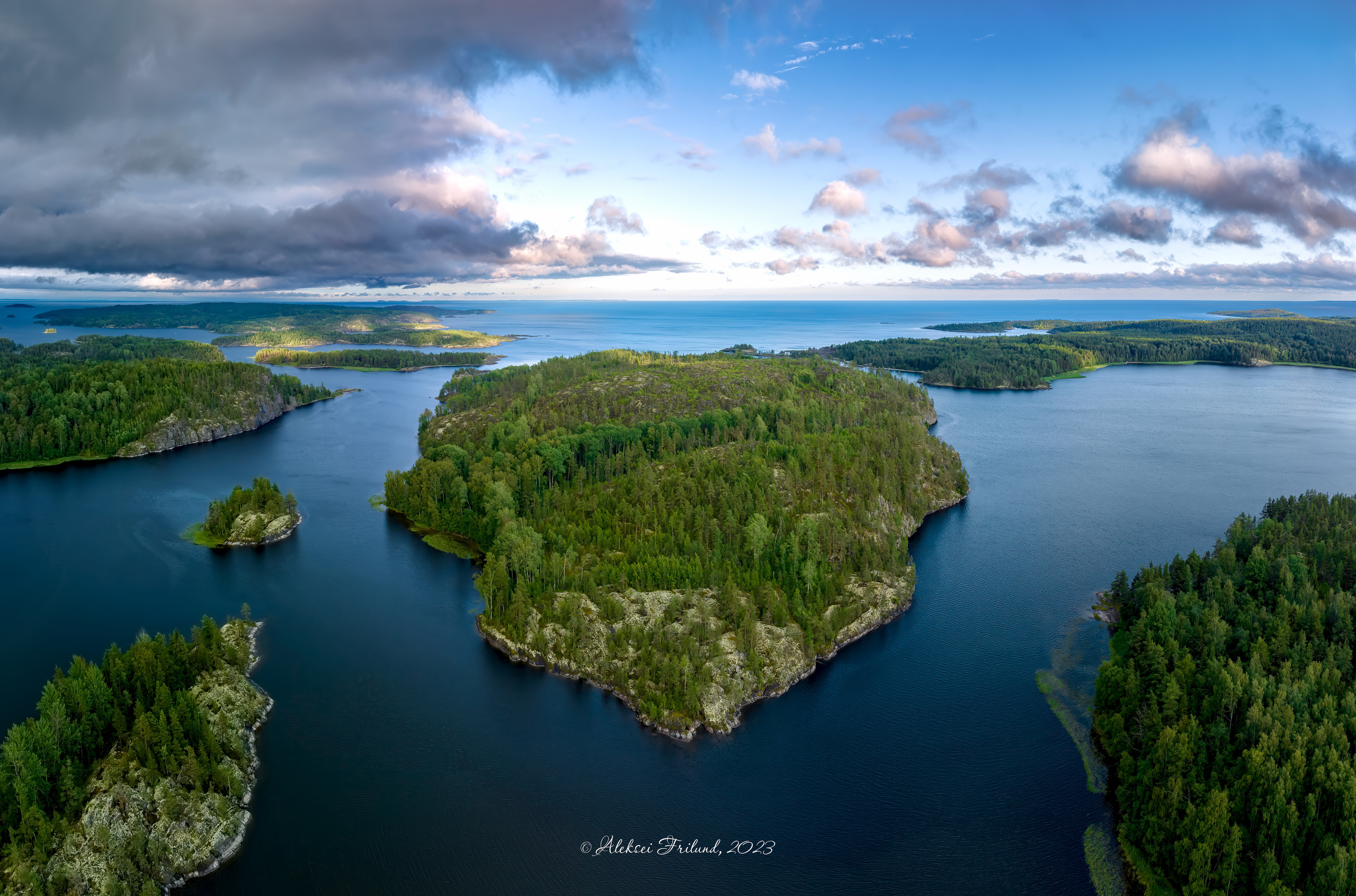 Ладожское озеро. Аэросъемка. Фото и Видео в Карелии. Алексей Фрилунд