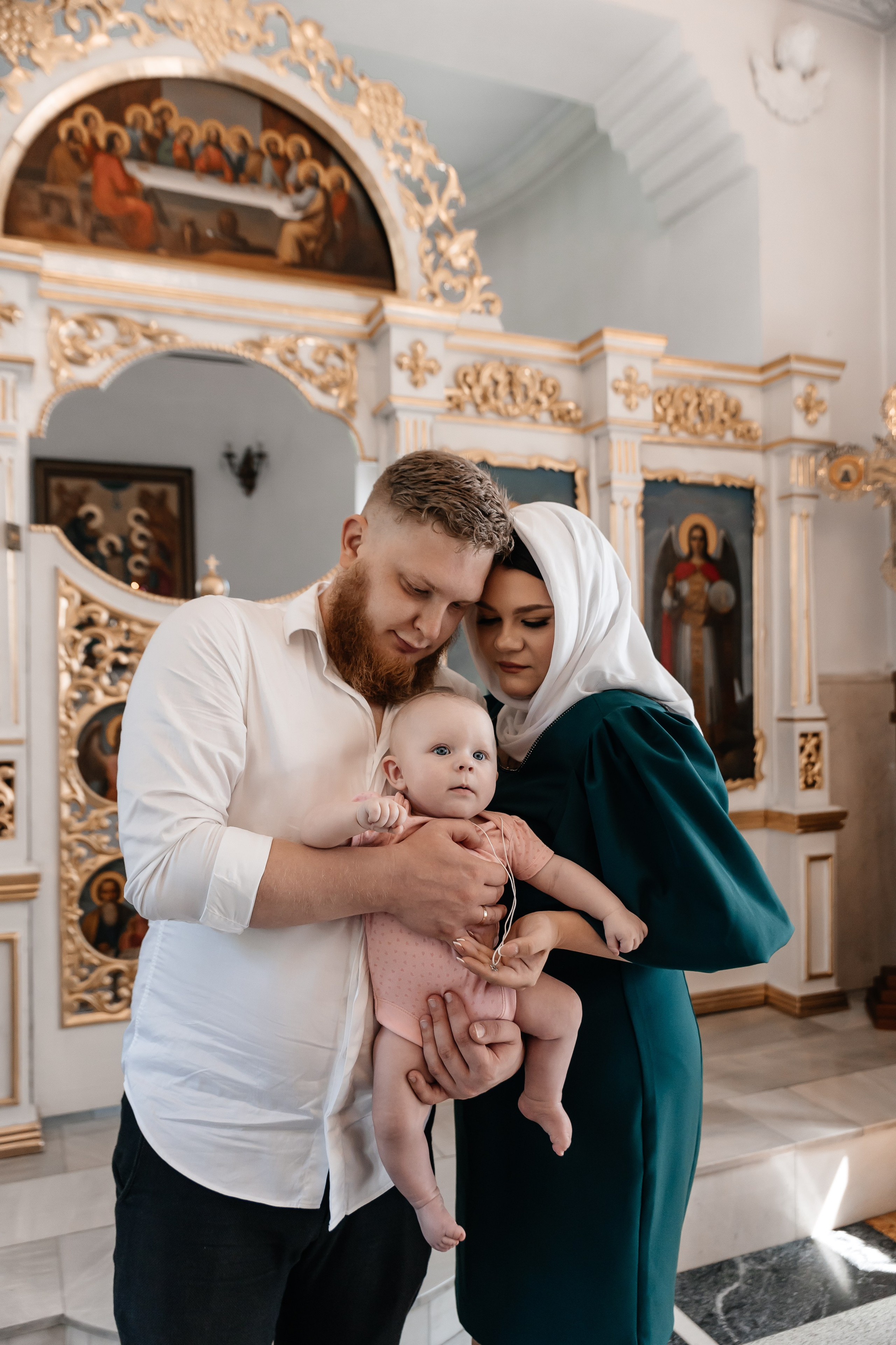 Крещение Адель. Семейный фотограф Минск Усова Ольга