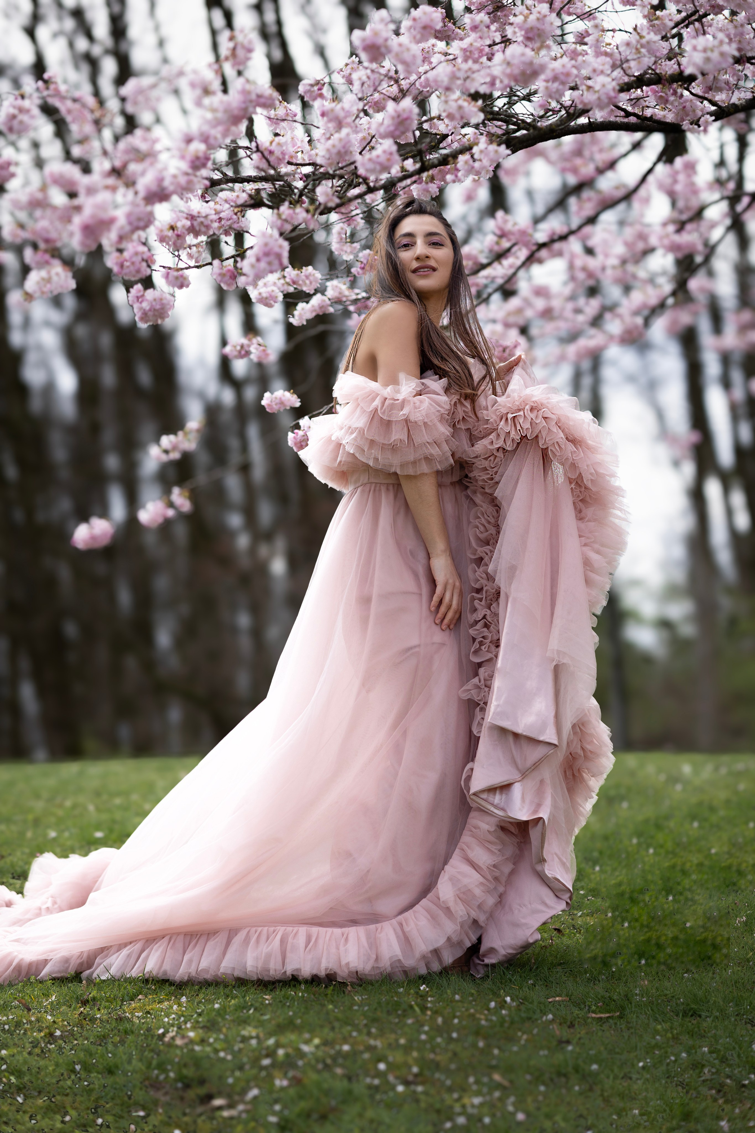 Long dresses shooting. Photographer in Munich