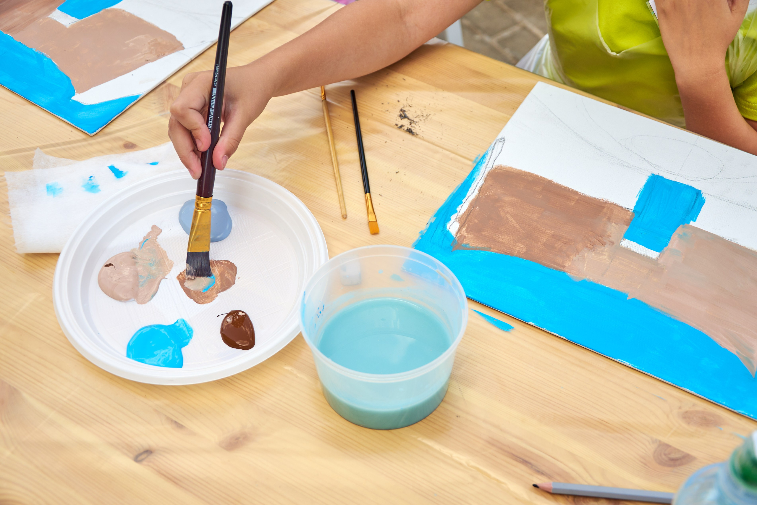 Мастер-класс по рисованию, Щелково, Ривер-хаус. Фотограф Щёлково