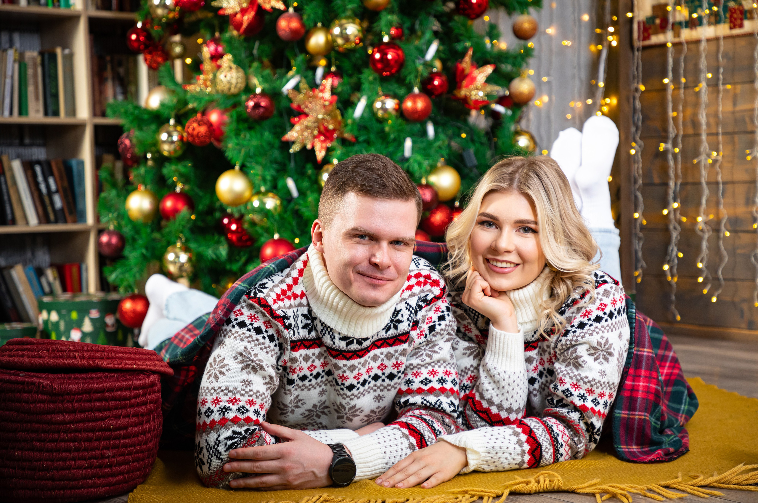 Новогодняя фотосессия. Фотостудия в Москве LUXARTPHOTO