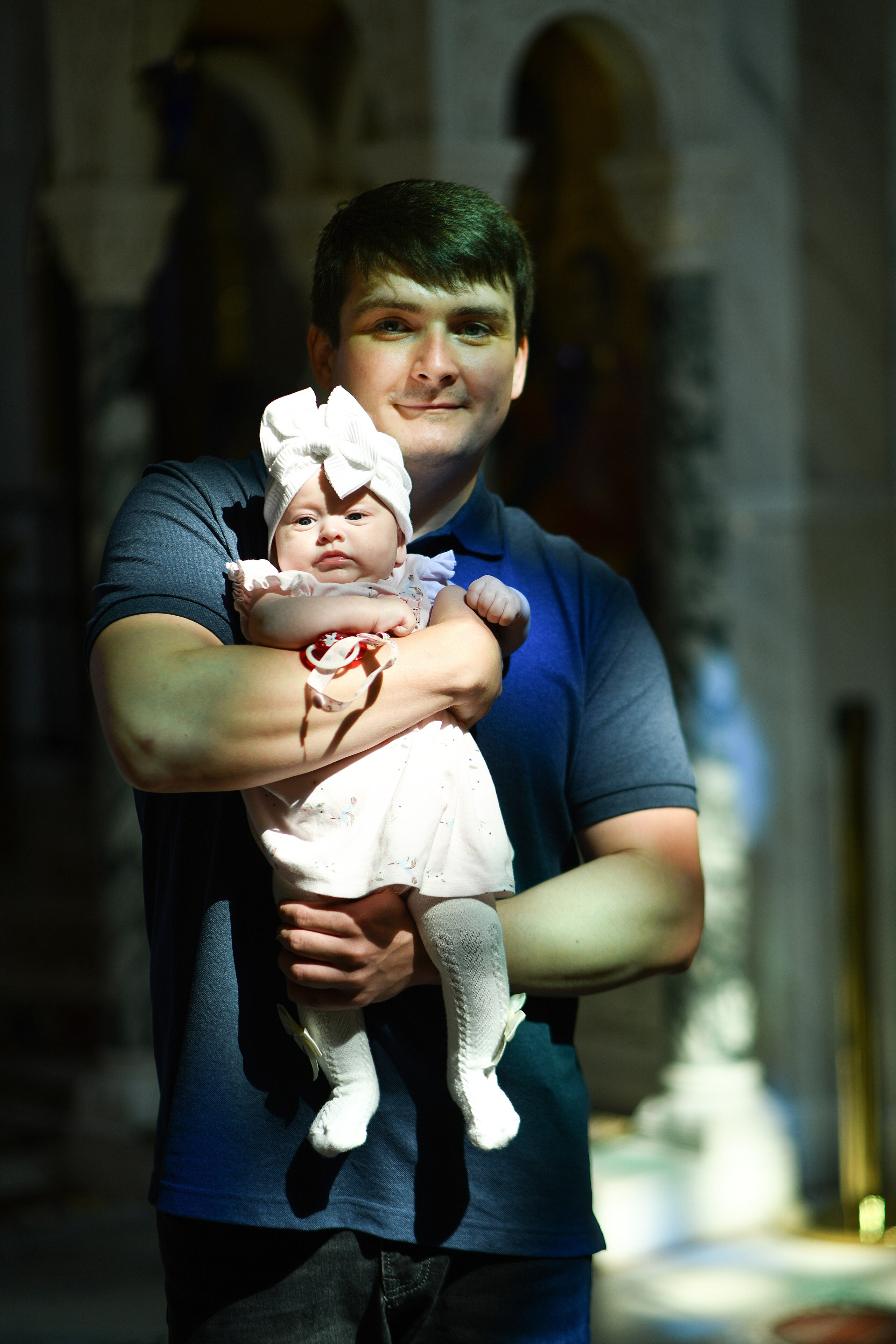 Крещение Марии. Церковь Покрова Пресвятой Богородицы в Ясенево. Свадебный и портретный фотограф в Москве Галина Борисова