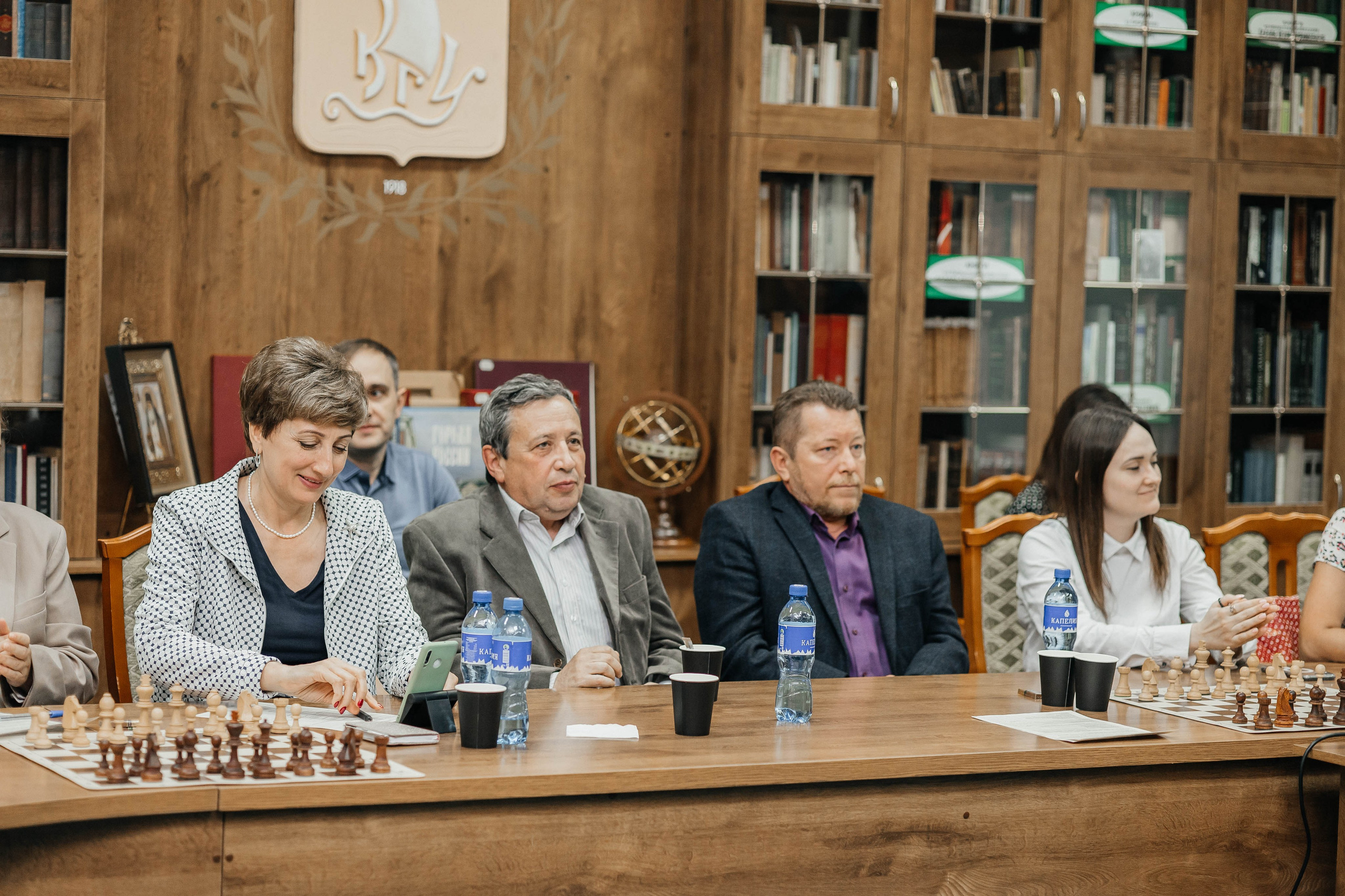 Награждение шахматной федерации