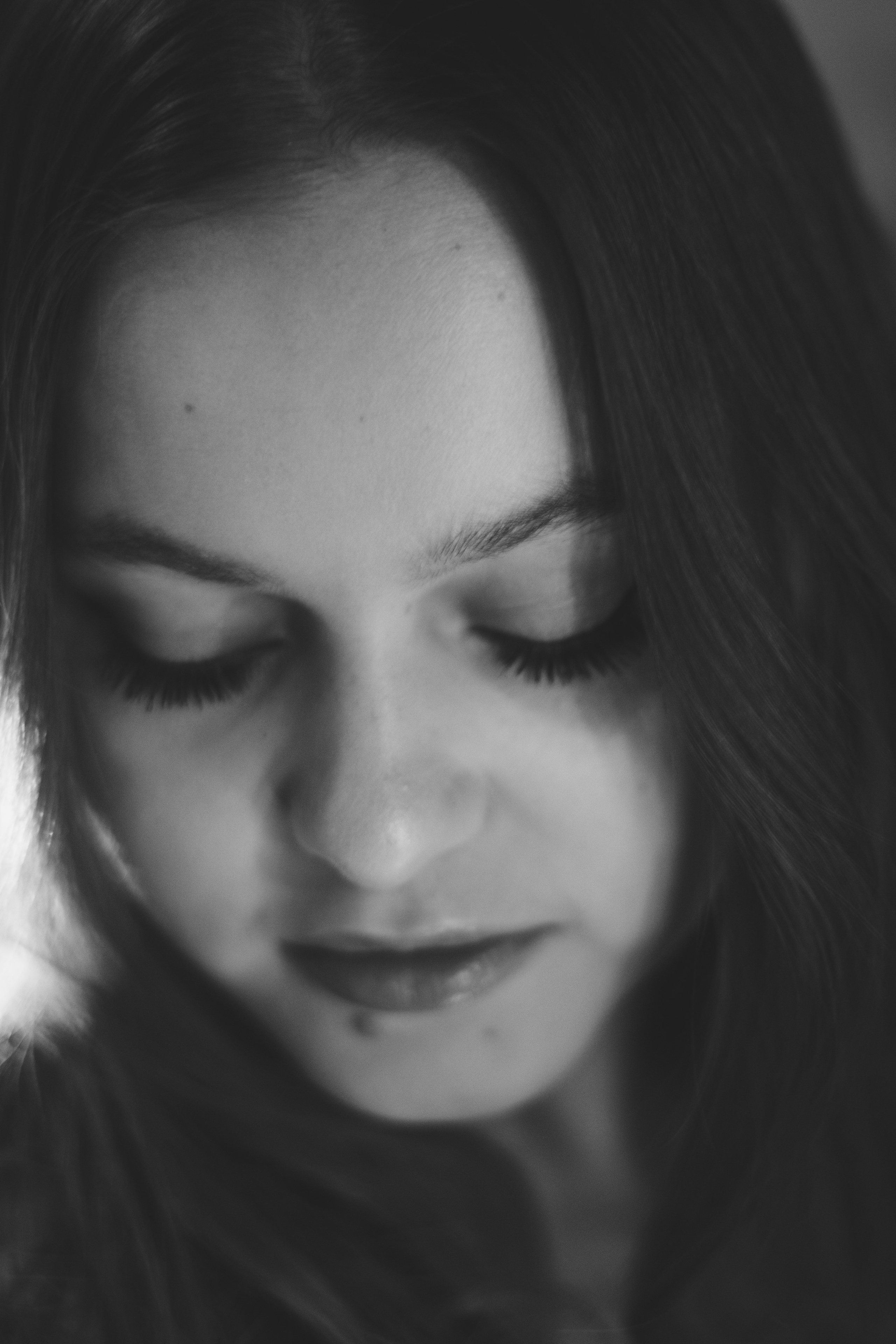 Женский портрет чб студия. Фотограф в Перми Гиренко Людмила