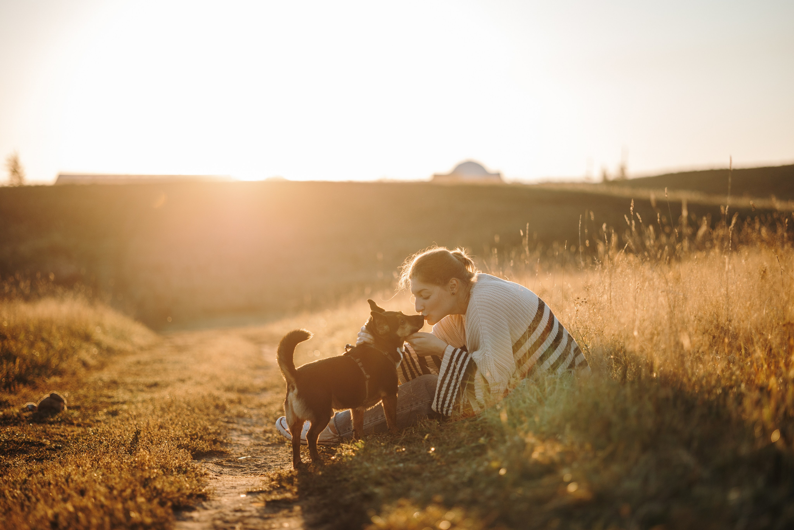 Ольга и Рекс. Фотограф — Анималист | Санкт-Петербург
