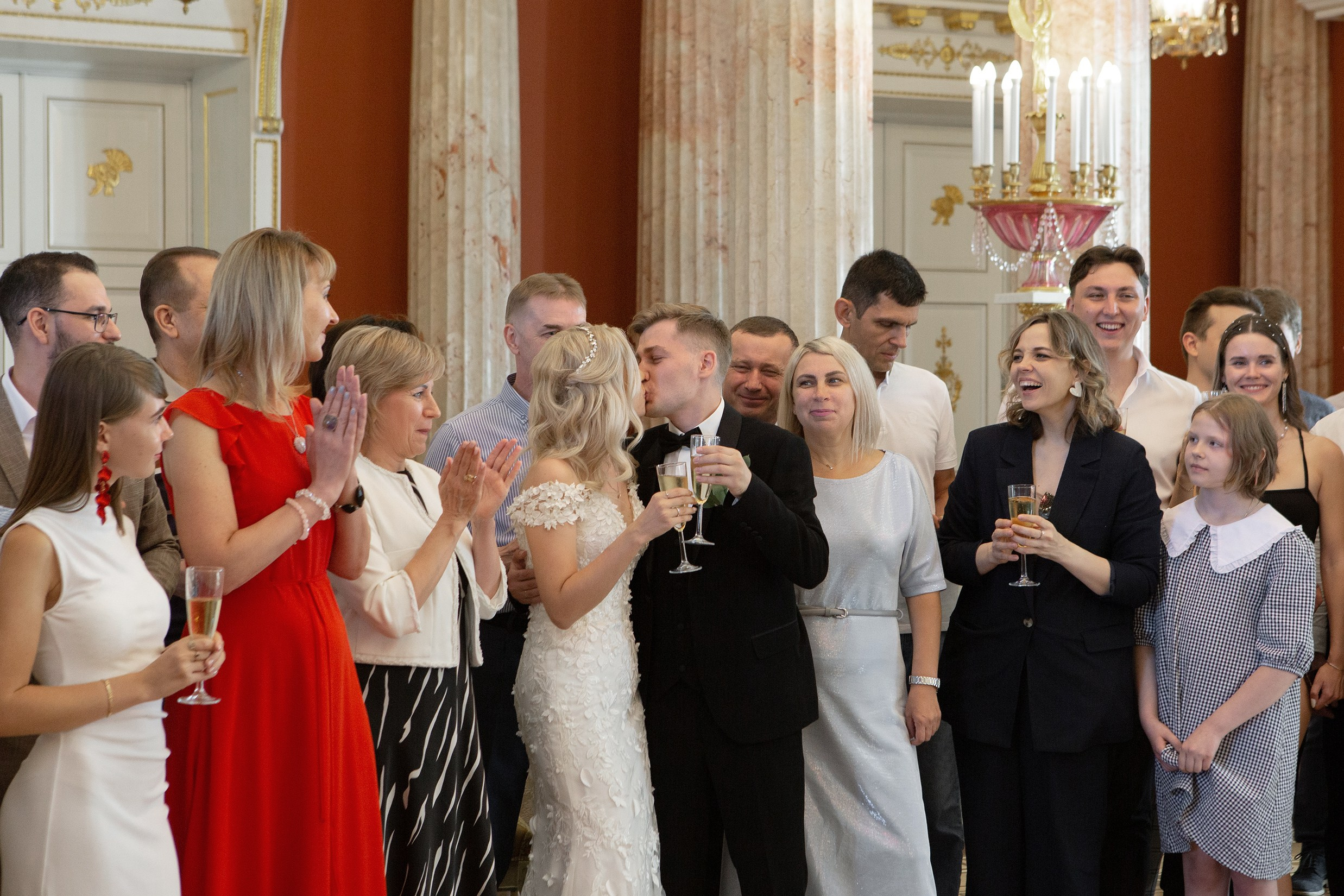Свадьба с гостями. Свадебный и портретный фотограф Москва