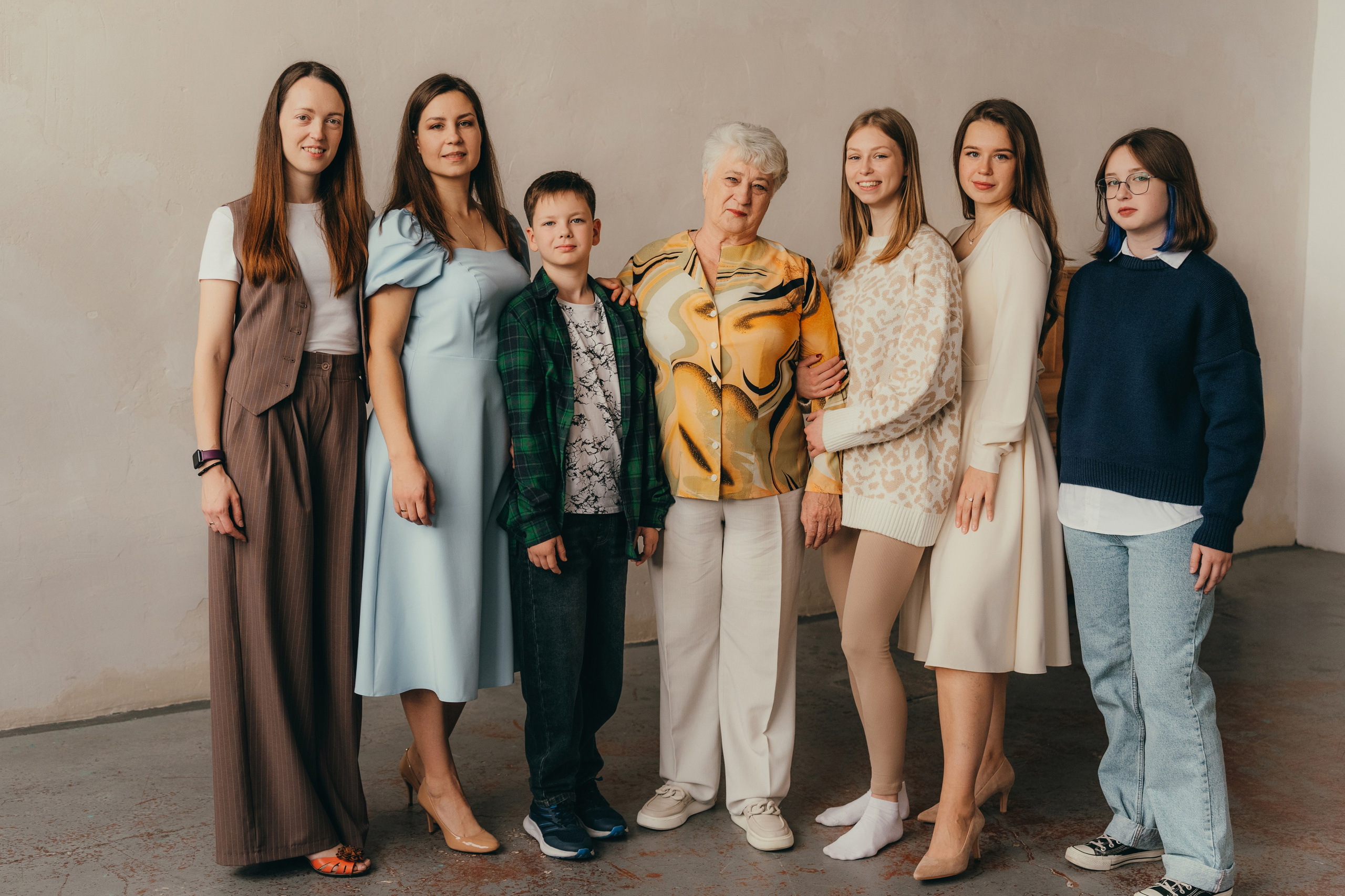 Большая семья. Семейный фотограф • Домашние съемки в Нижнем Новгороде