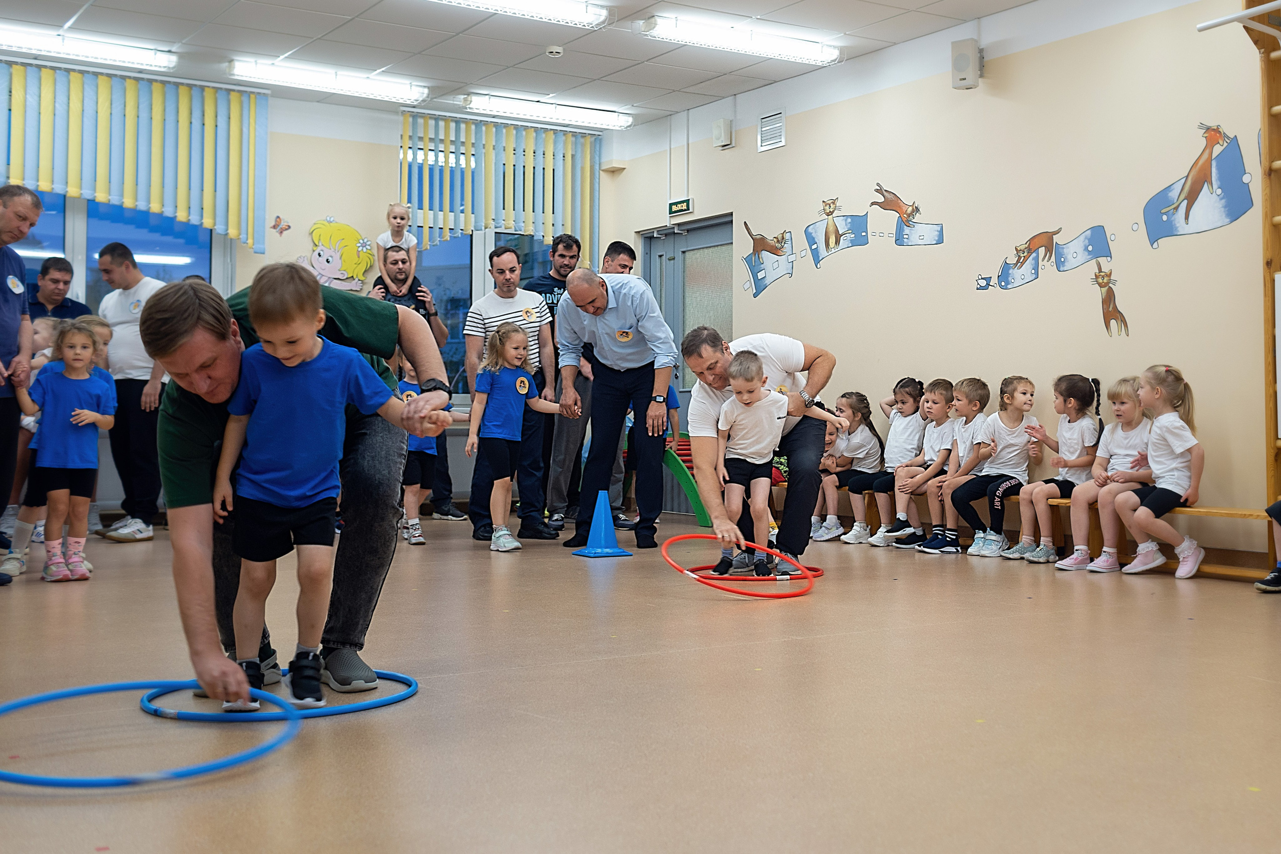 День пап в детском саду_2024. Семейный фотограф в Санкт-Петербурге