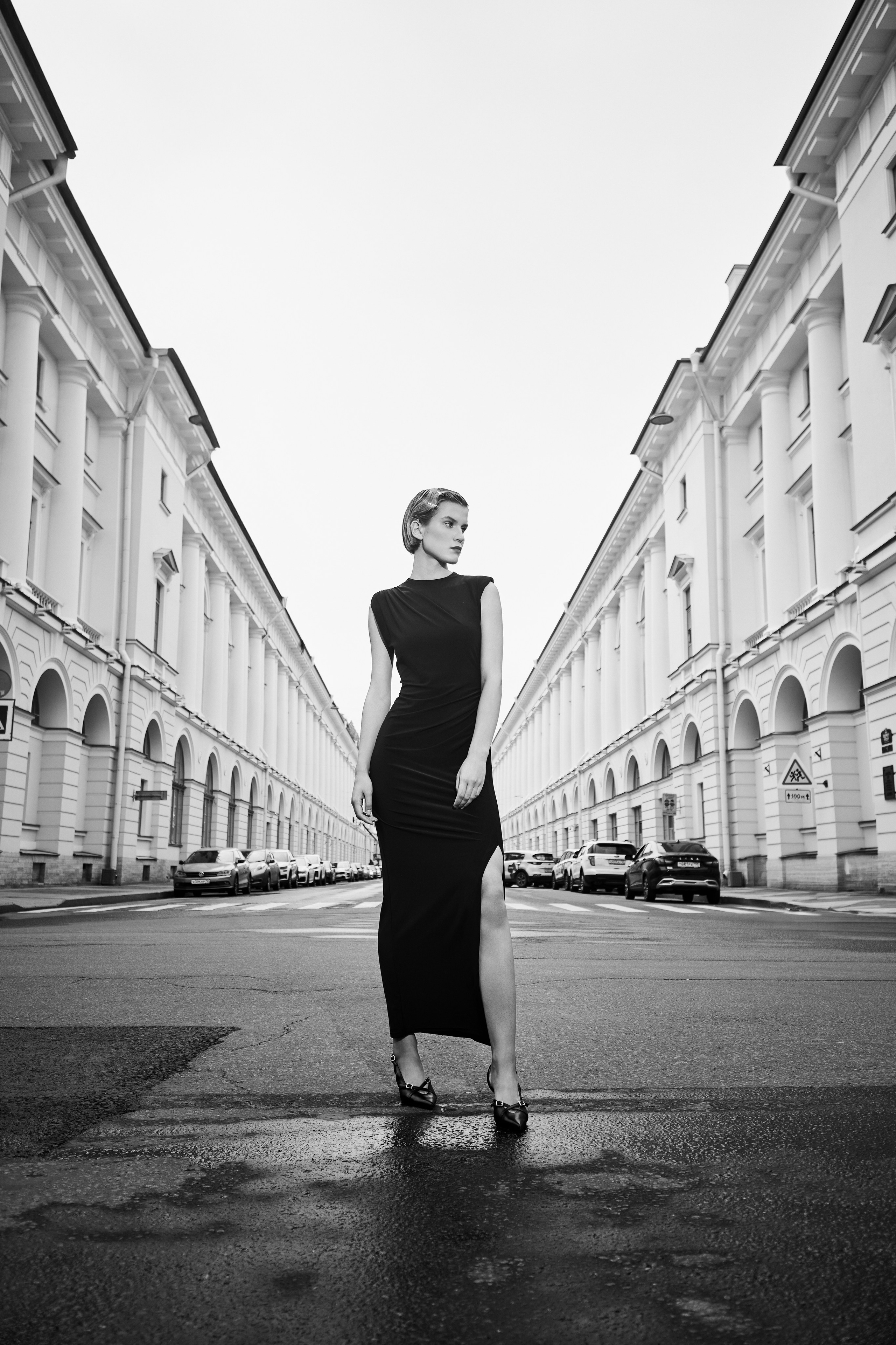 Импульсный свет на улице