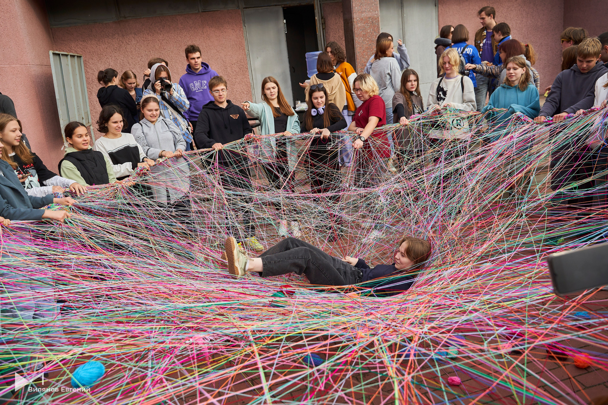 Мероприятие «Веревка» для первокурсников ННГАСУ. Репортажный фотограф Вилянов Евгений. Нижний Новгород