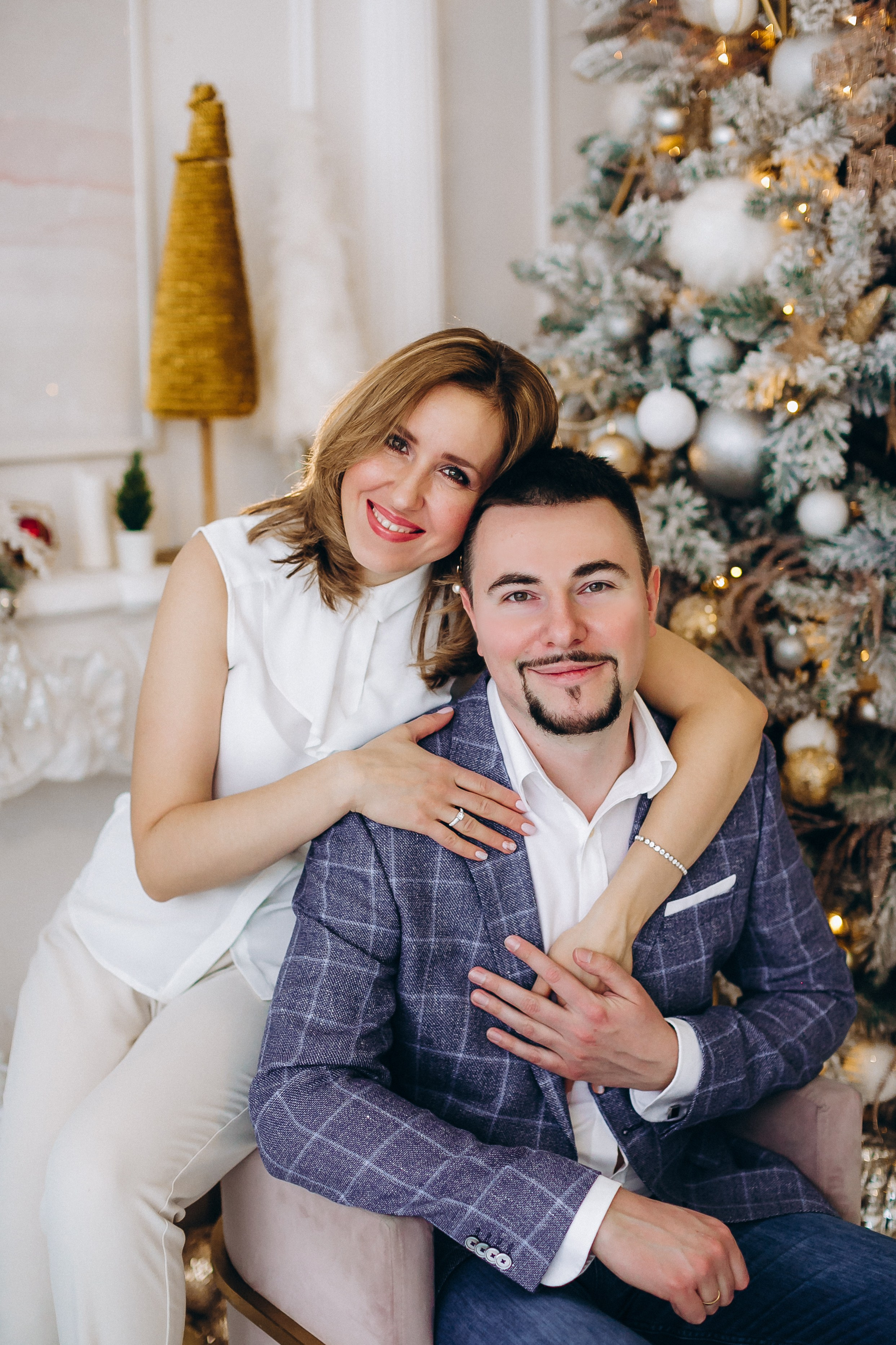 Новогодняя фотосессия в студии. Семейный, детский и школьный фотограф в Москве Рудницкая Анна