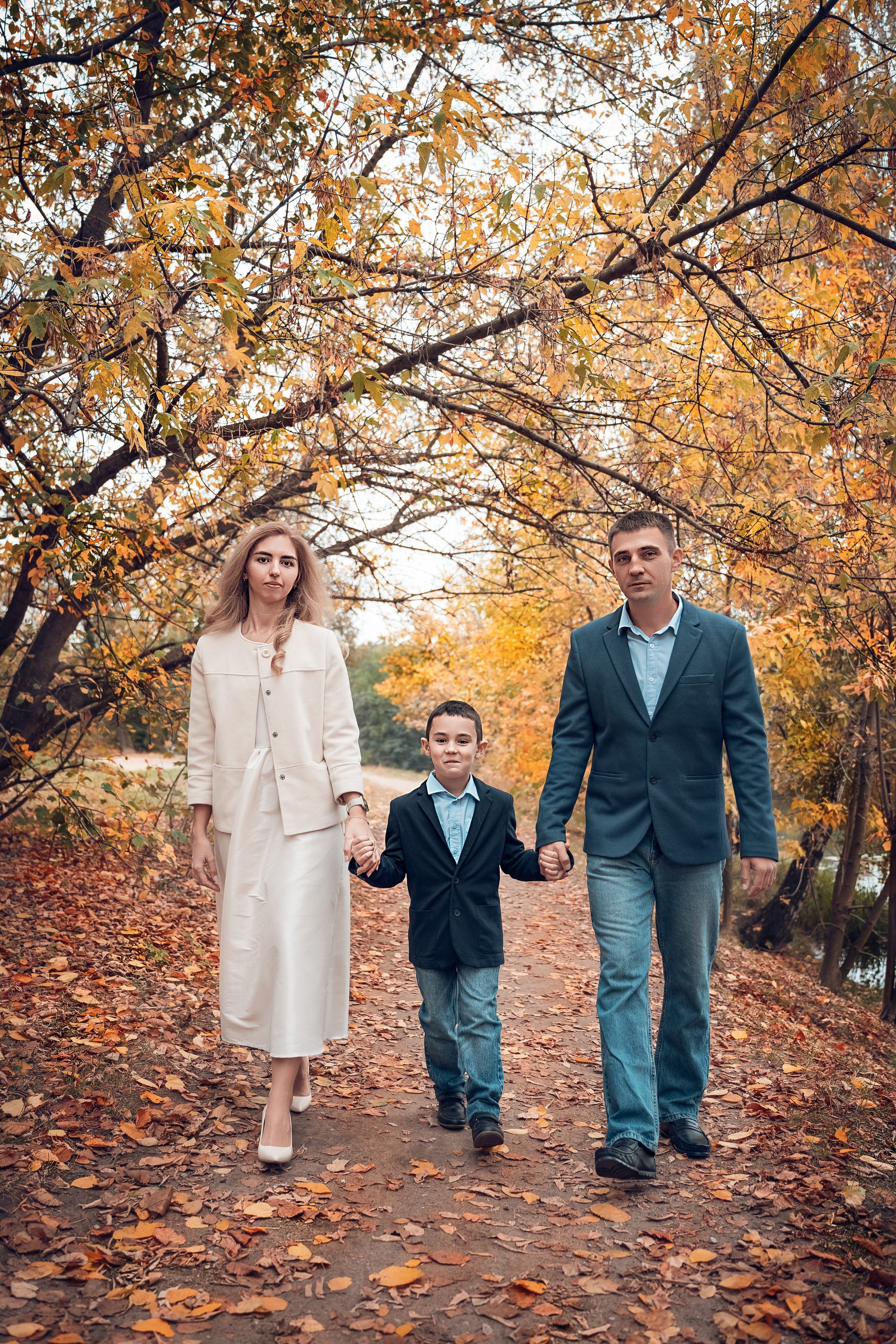 Семейный фотограф в Москве | Фотосессия семьи с детьми Юлия, Дмитрий и Костя